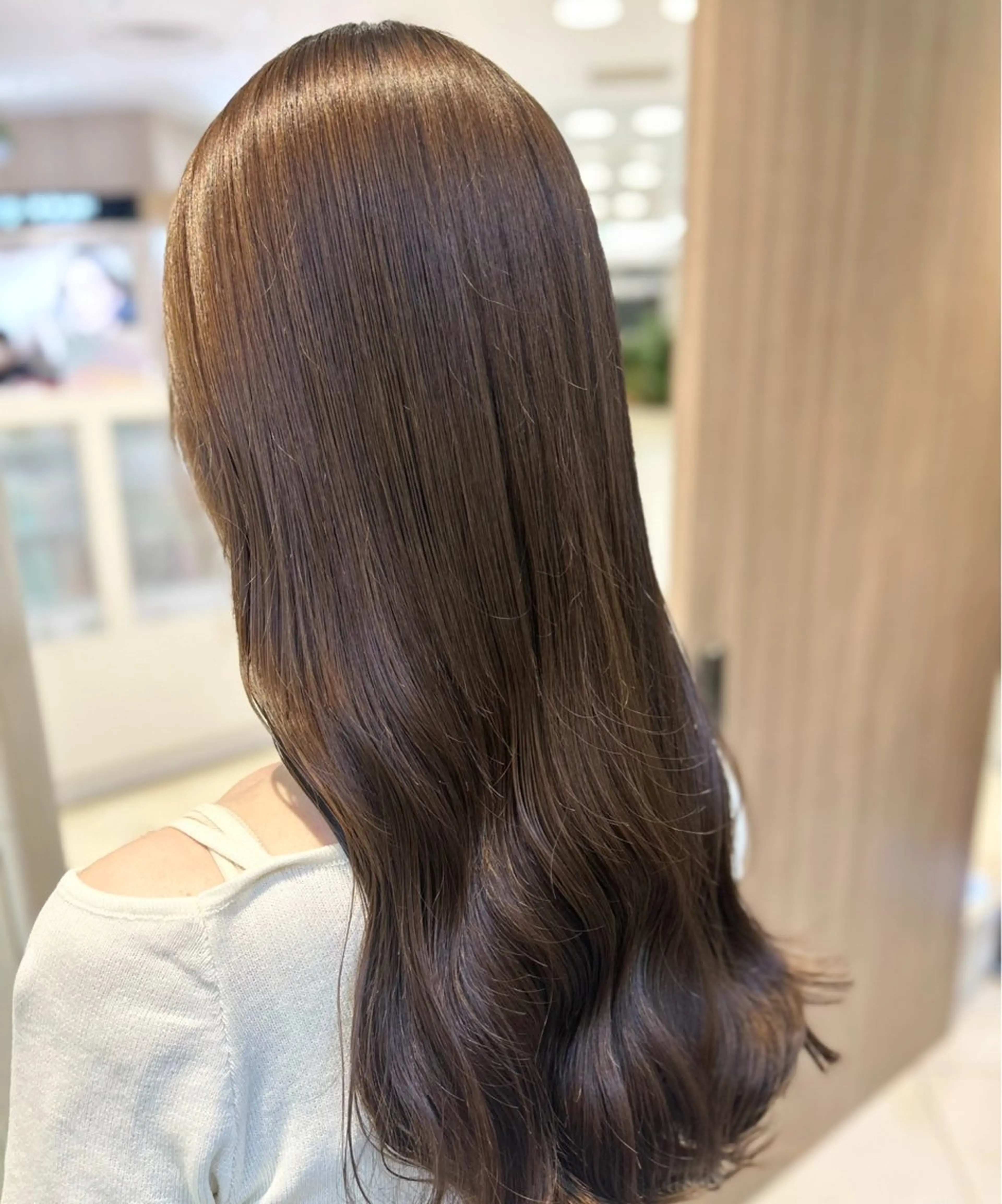 ロング カラー 髪質改善/縮毛矯正 ササキナツミのヘアスタイル