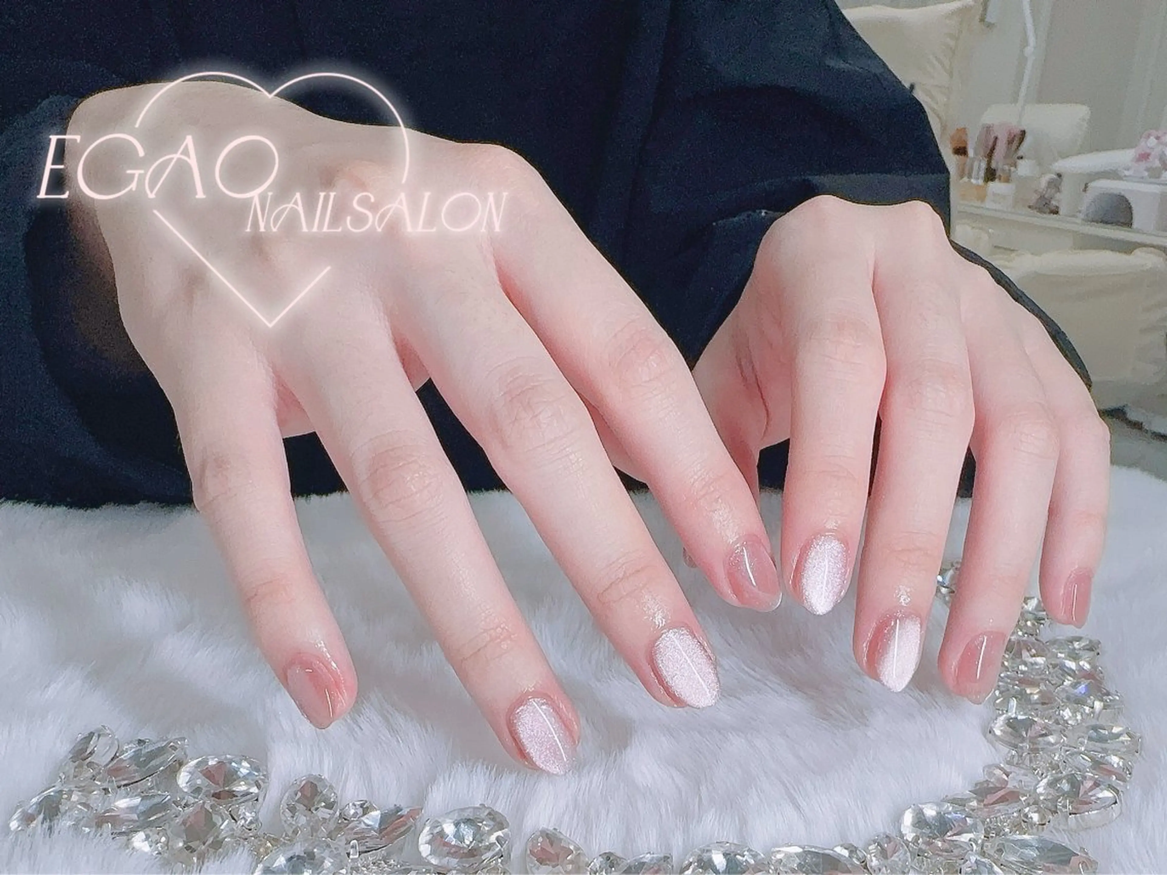 ネイル アートネイル フットネイル フレンチネイル ジェルネイル グラデーション Egao Nail Salonのネイルデザイン