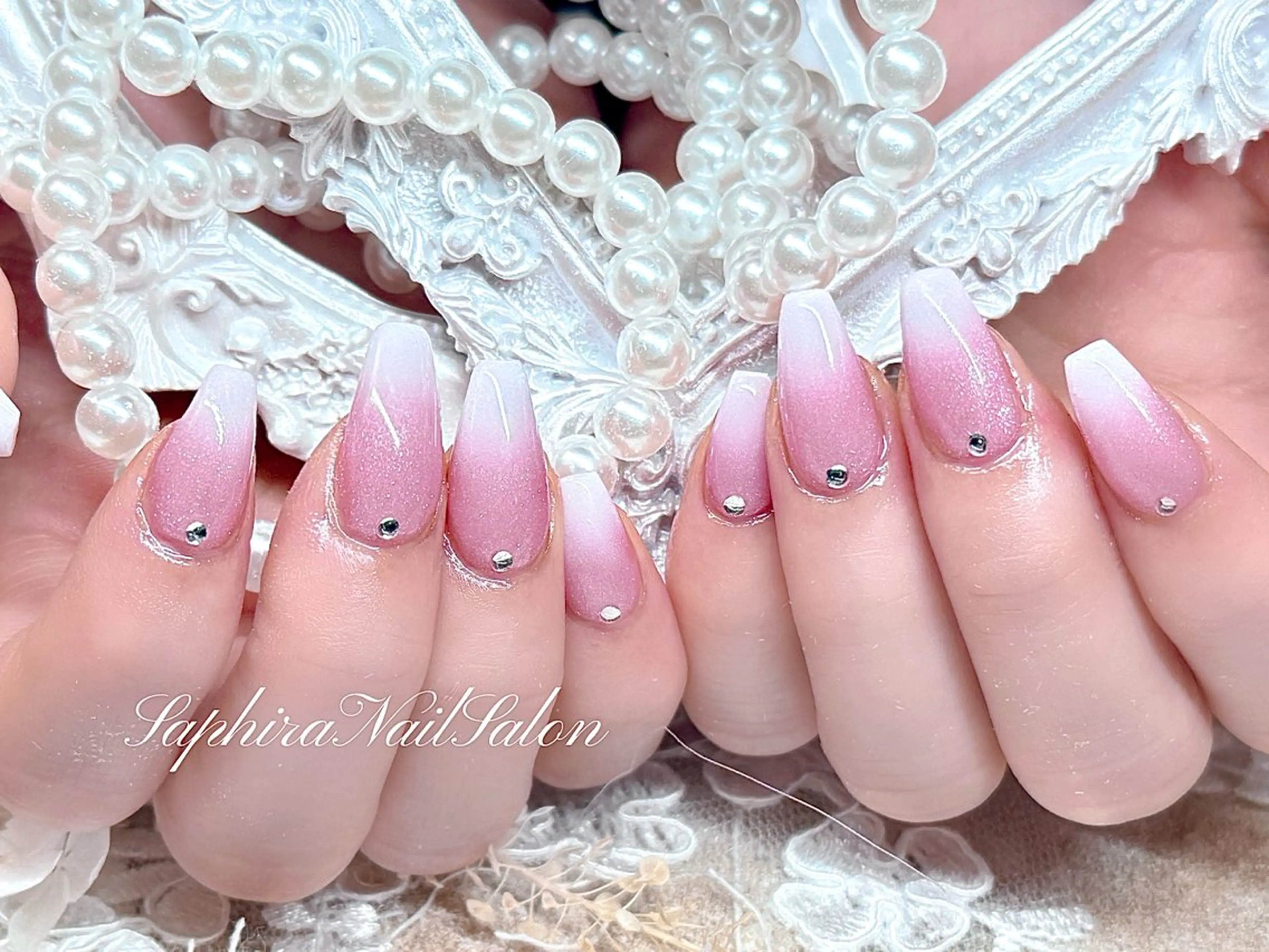 カラー ハンドネイル Saphiraネイル サロン錦糸町のネイルデザイン