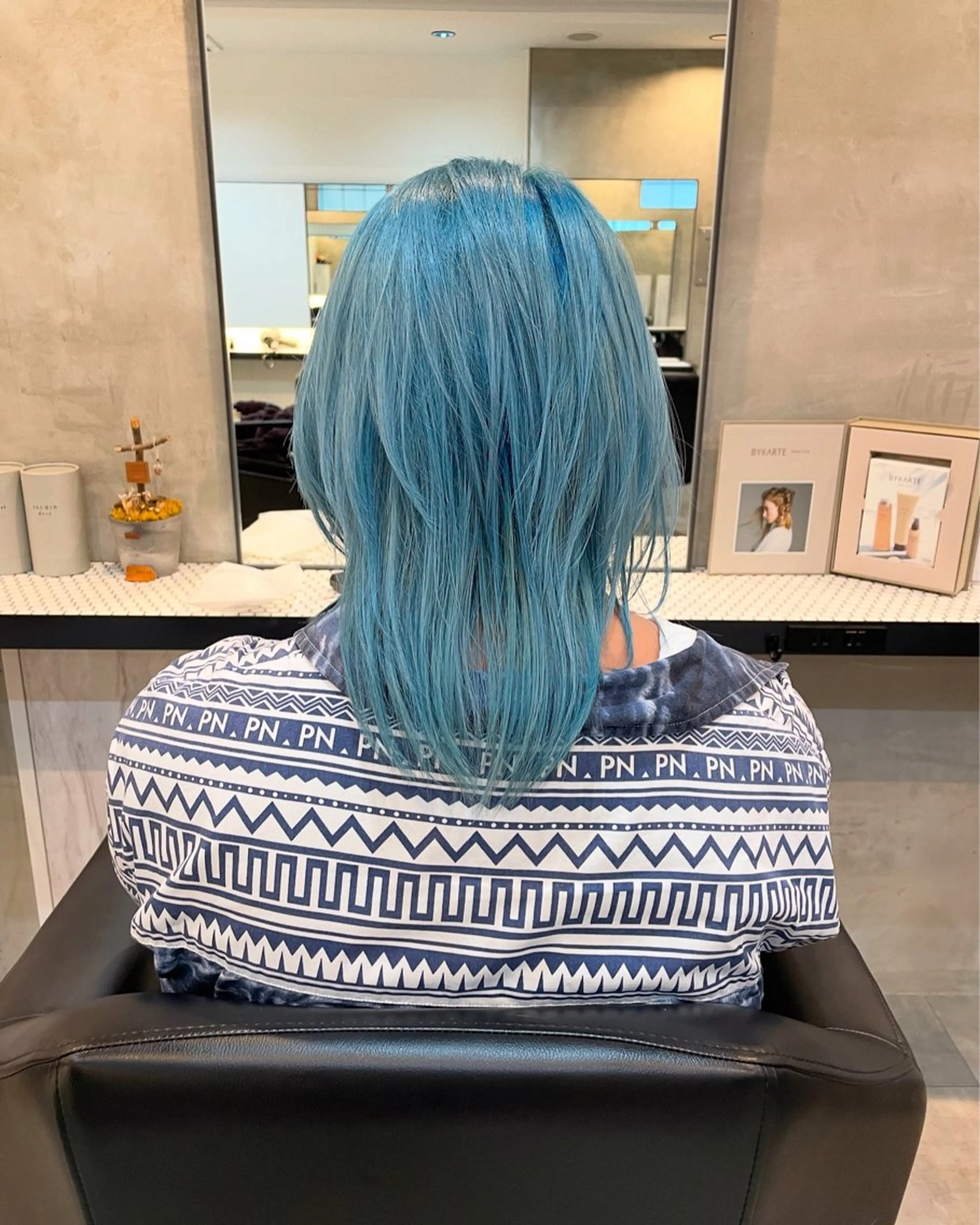 セミロング カラー メンズ メンズブリーチ ブリーチ ニュアンスカラー🫧 加納のヘアスタイル