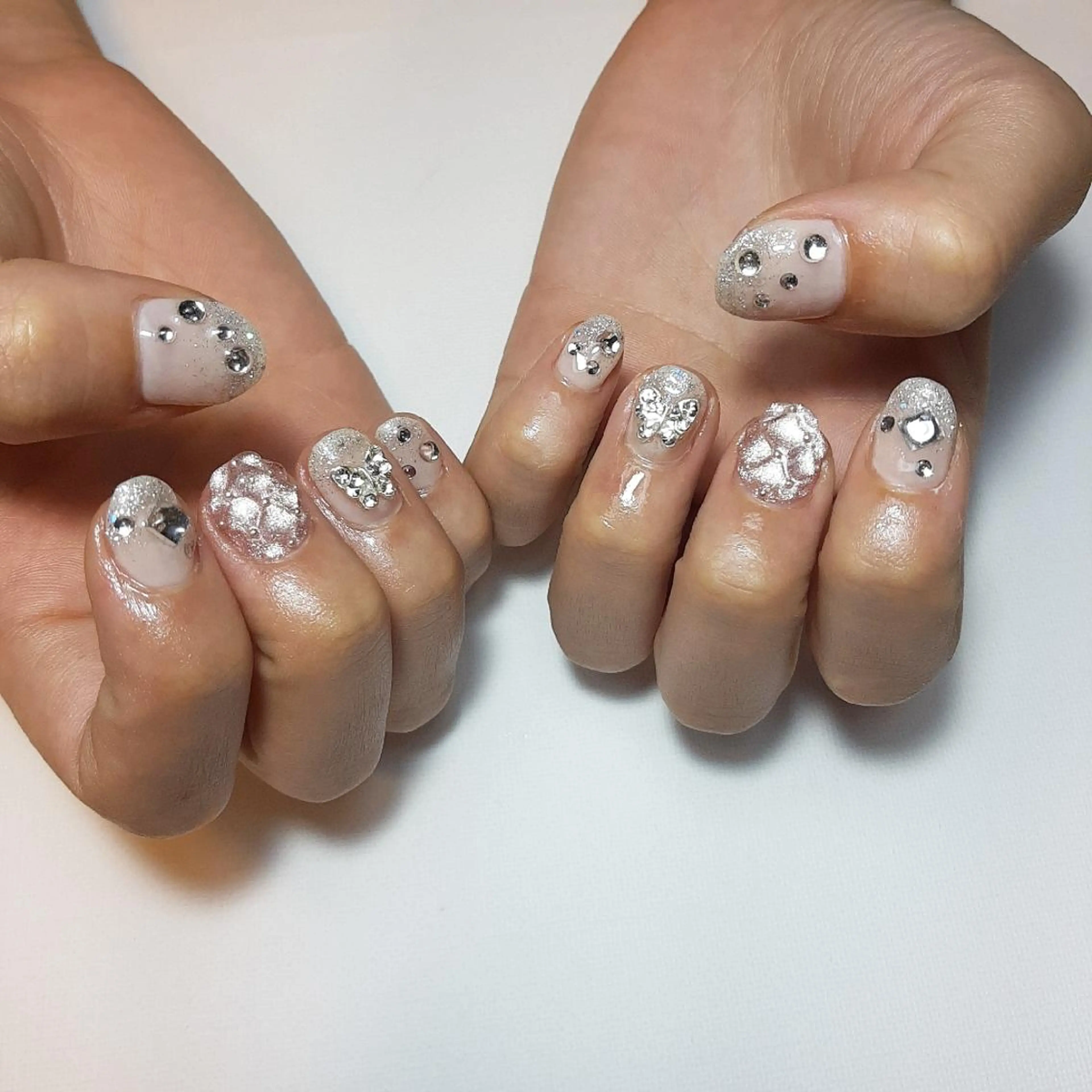 ネイル マグネットネイル 春ネイル owlnail /持込みデザイン専門のネイルデザイン