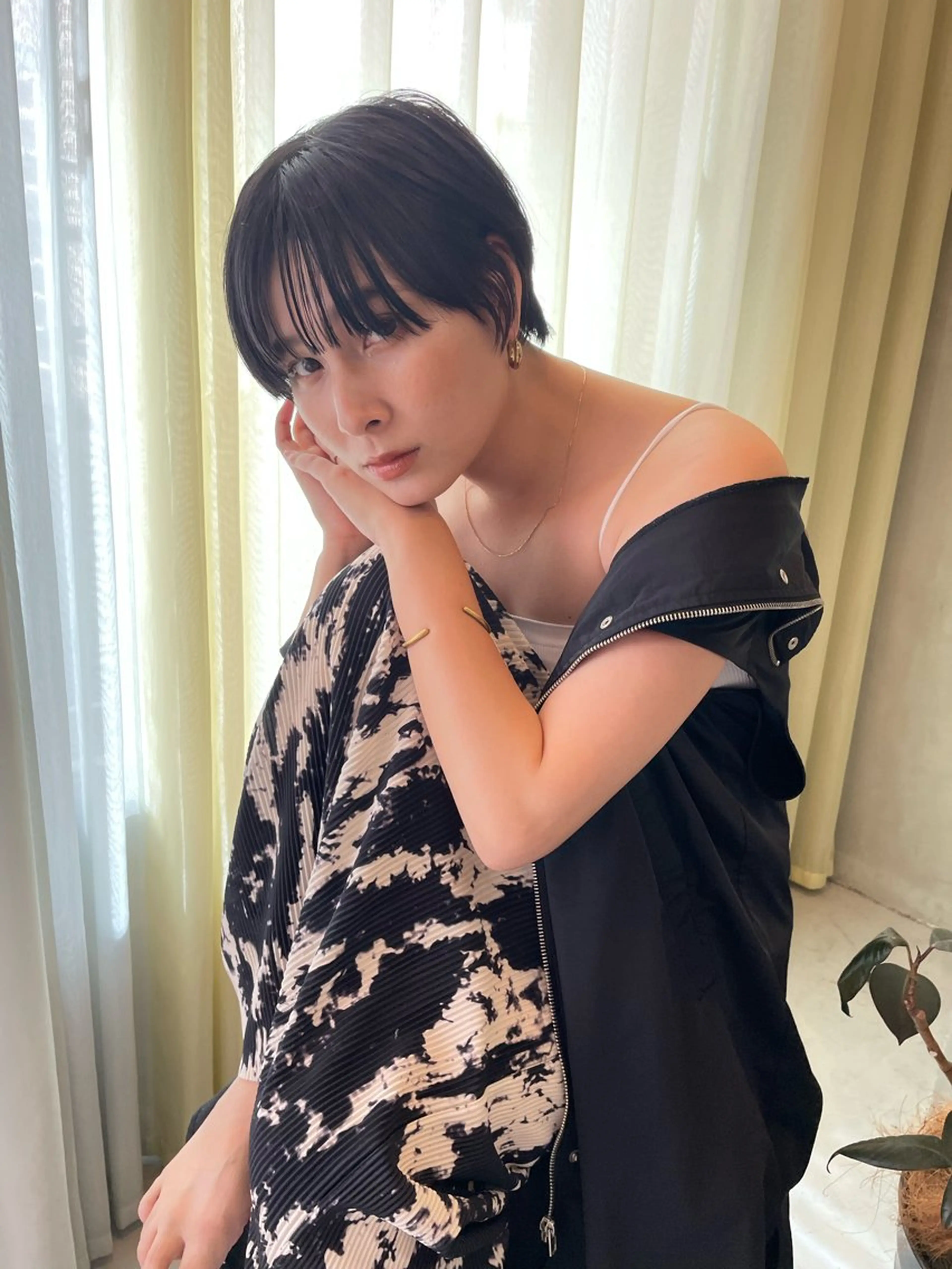 ショート カット ヘアカラー トリートメント ショート/ボブ専門 宮脇美奈/南船場のヘアスタイル