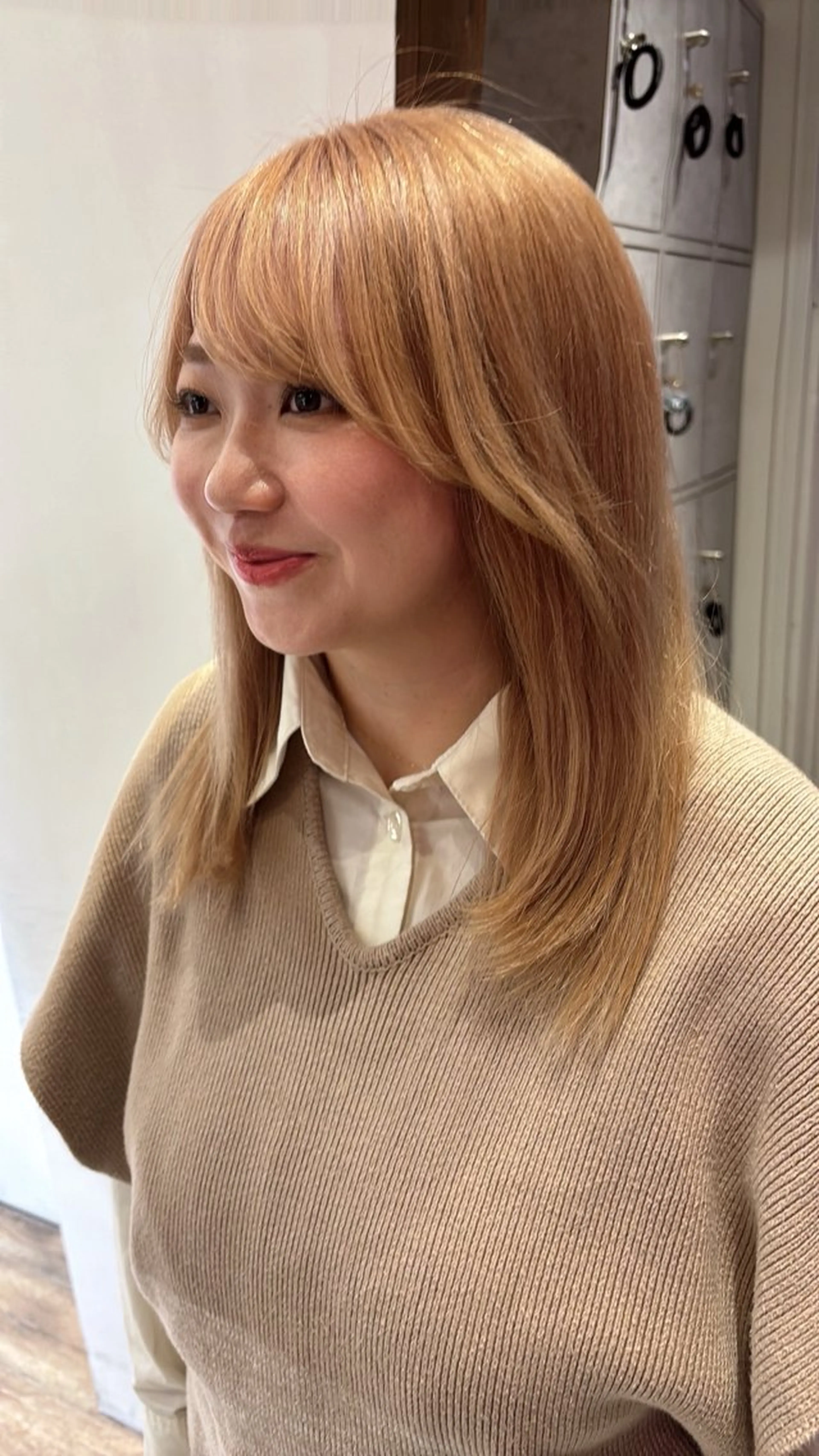 ミディアム ayumi🦖/ 似合わせカラー🤎のヘアスタイル