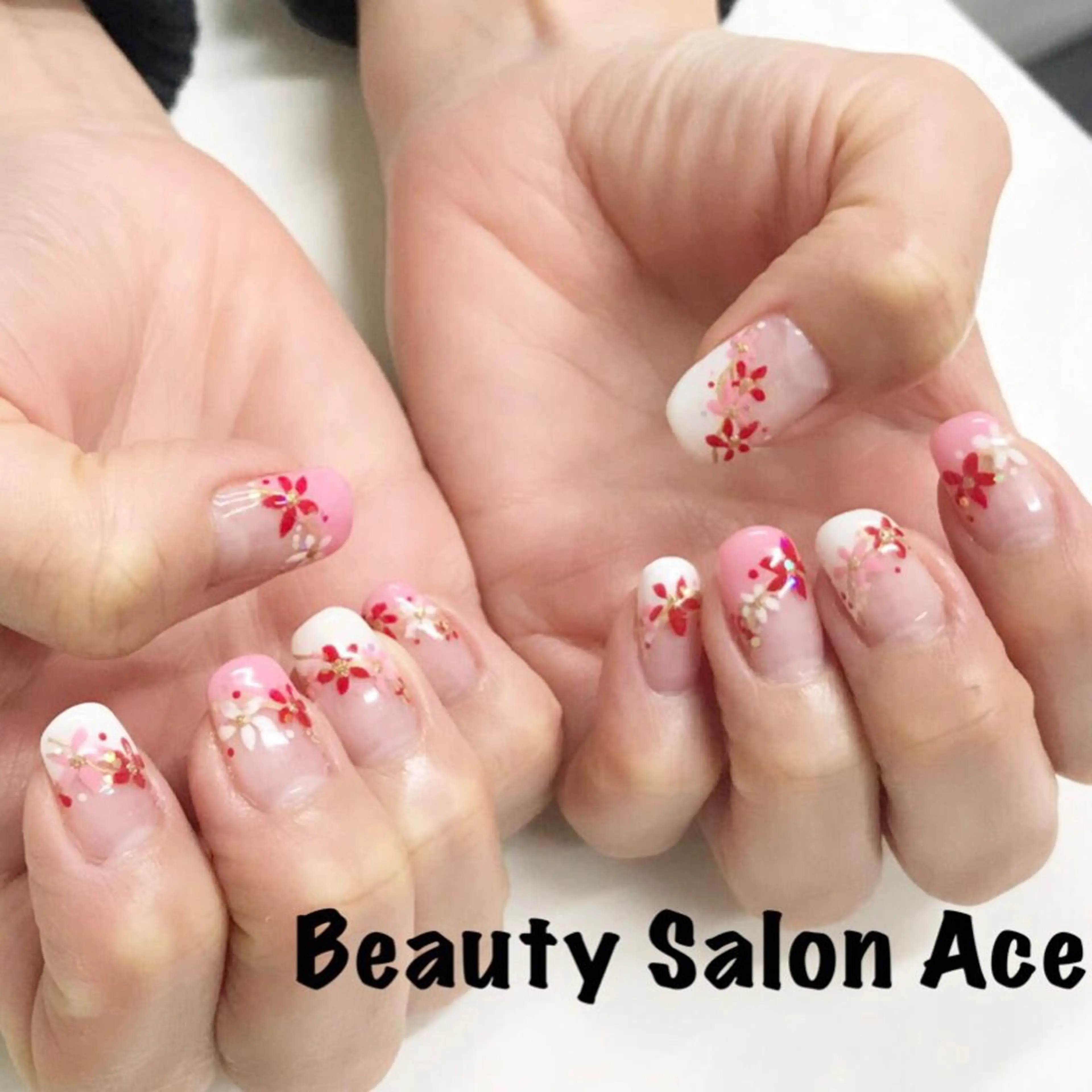 ネイル Beauty Salon Ace（ネイルサロン　エース）所属・池袋フィルイン Ace♡長さだしのネイルデザイン