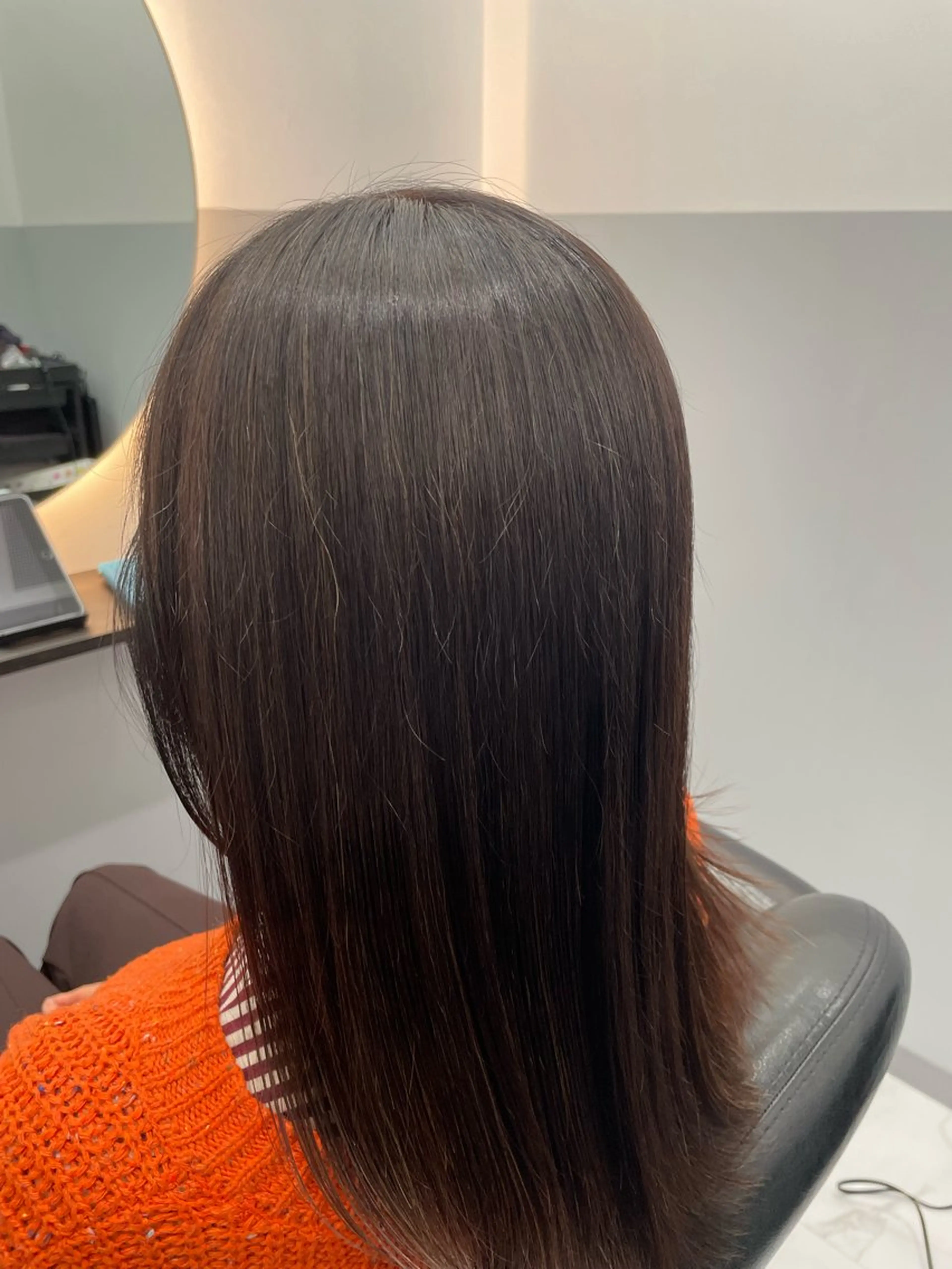 セミロング ヘアカラー トリートメント 🦋saki🦋 髪質改善🦋のヘアスタイル