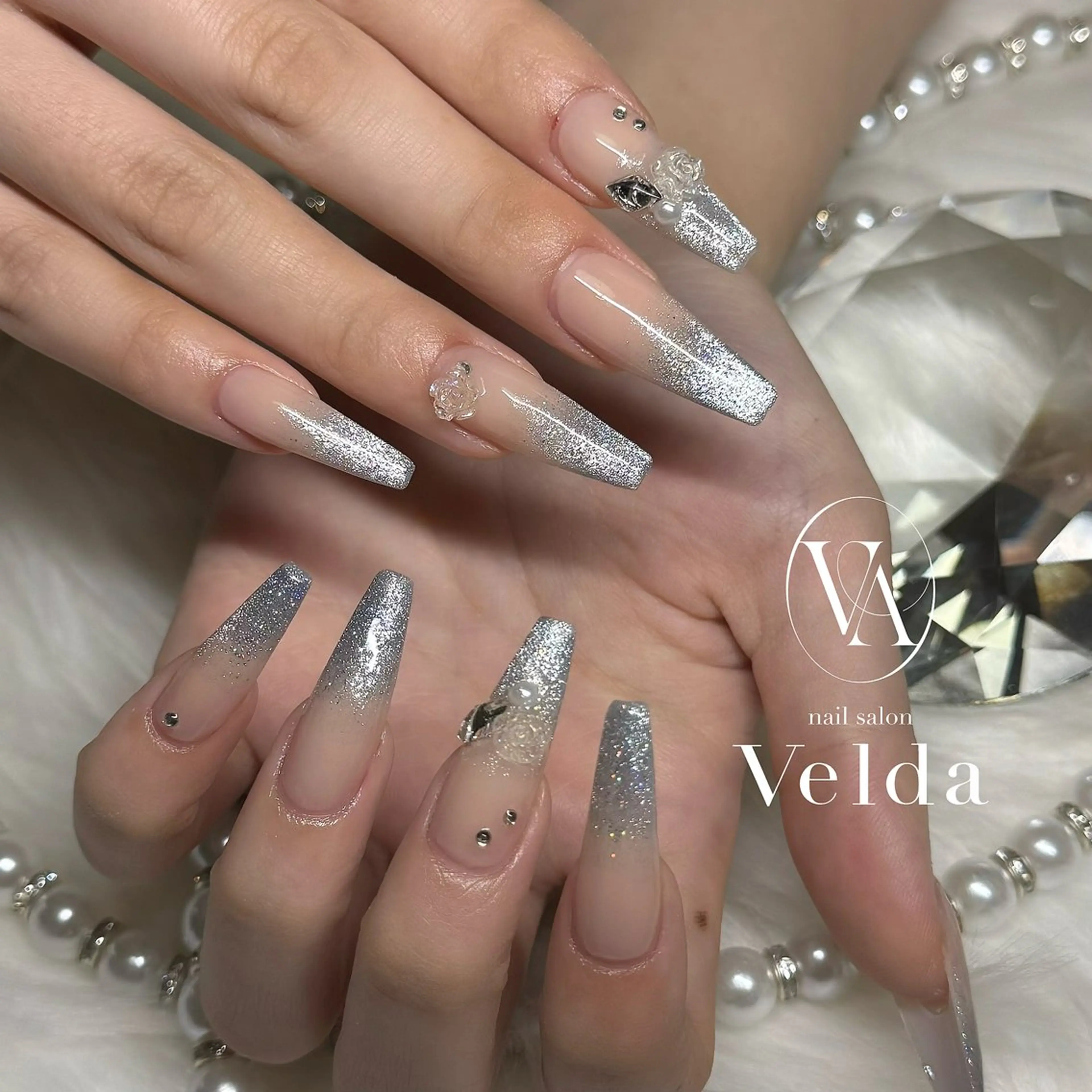 ネイル グラデーション 💎スカルプ💎 Velda(ベルダ)のネイルデザイン