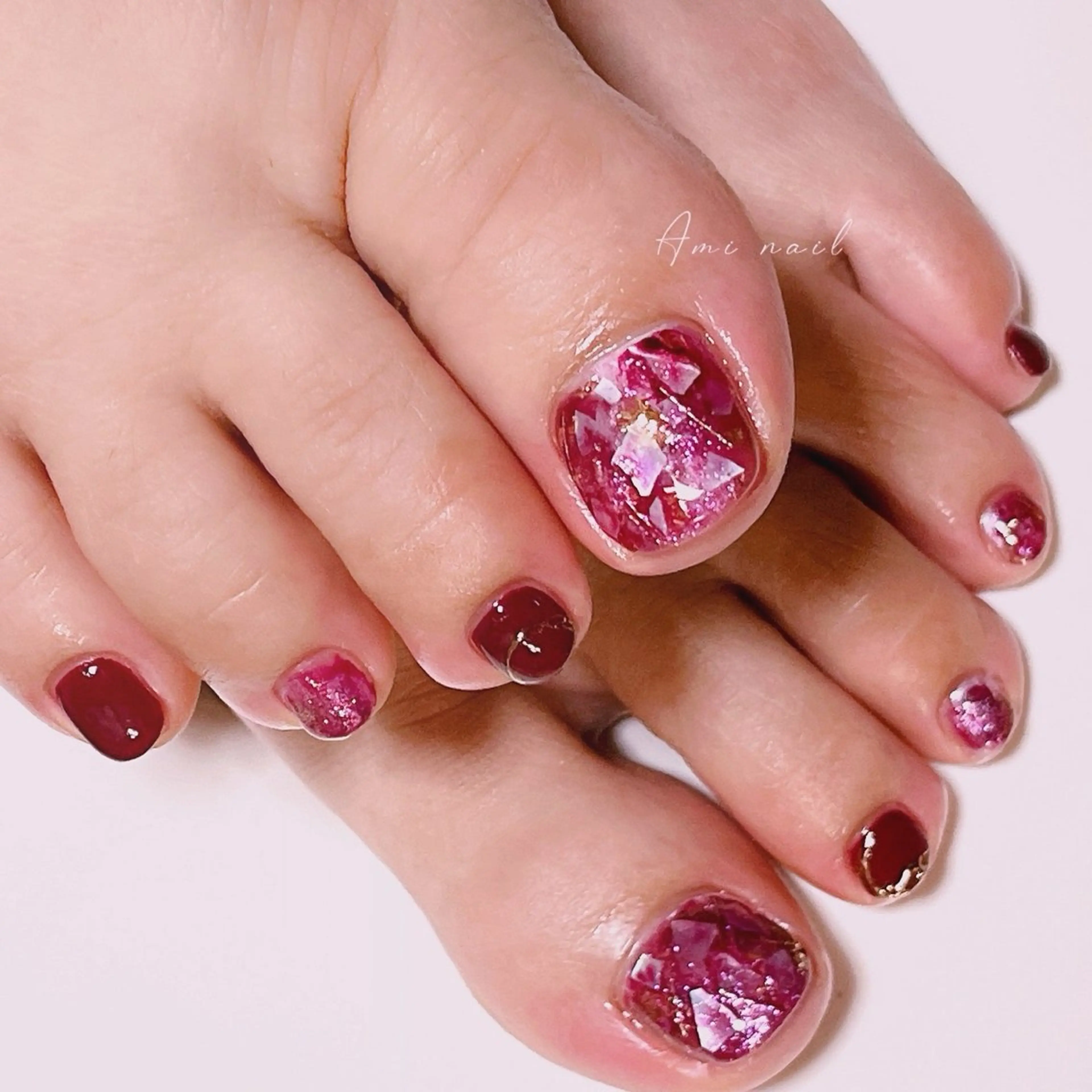 ネイル フットネイル Manami Kのネイルデザイン