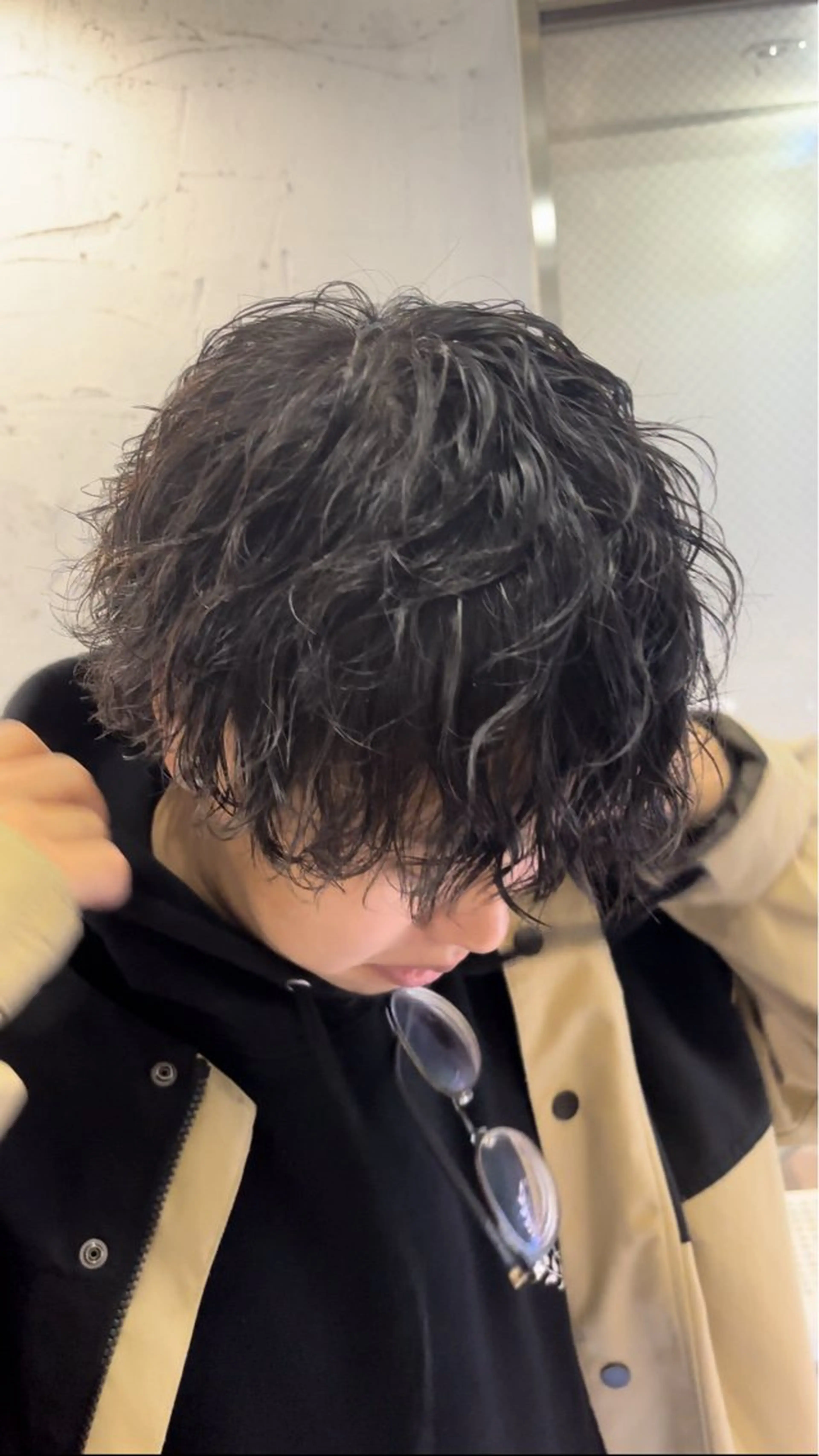 ショート パーマ ツイストスパイラルパーマ スパイラルパーマ 11.12月限定割引 fifth前比嘉💥のヘアスタイル