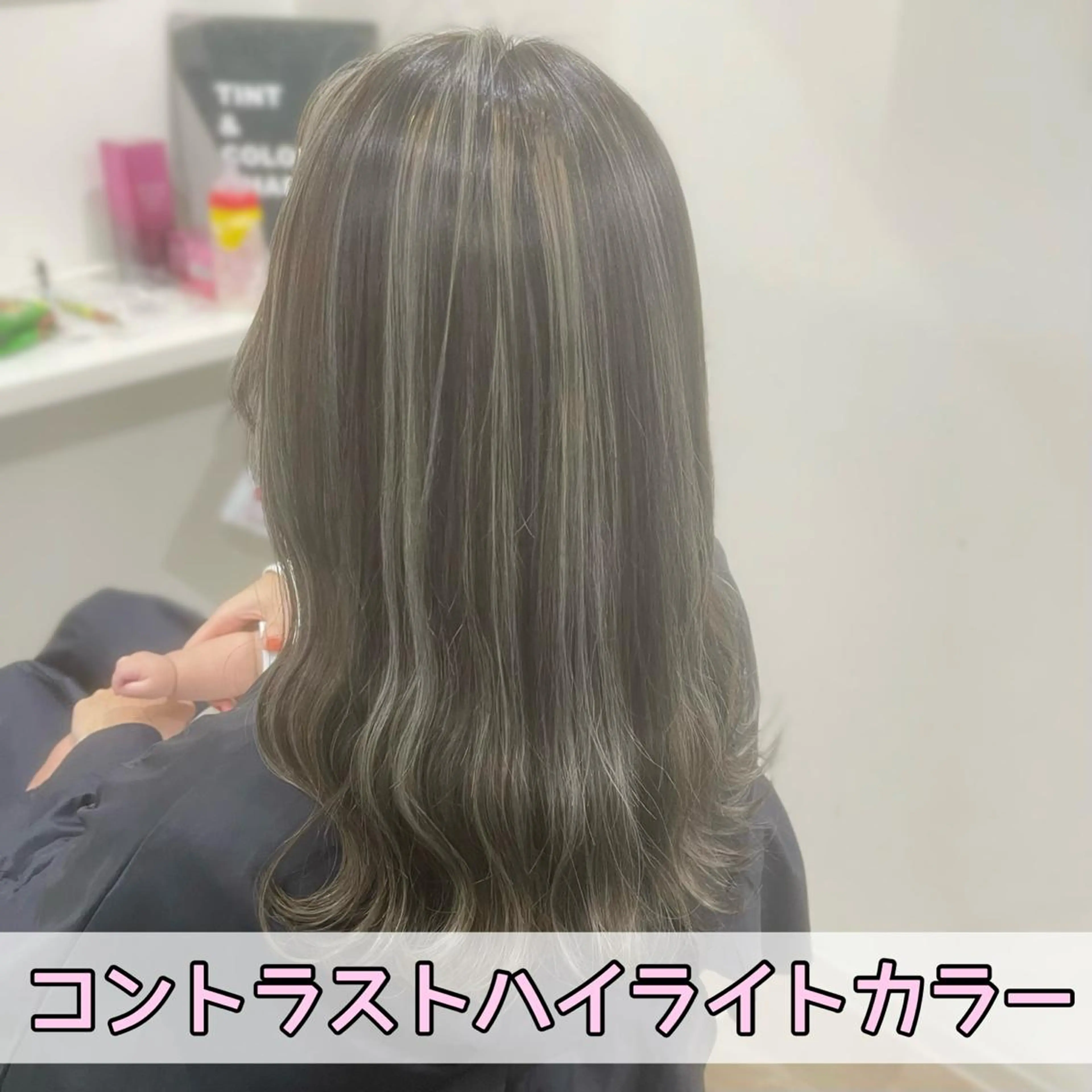 ロング カラー ブリーチ ケアブリーチ ハイライトカラー ハイライト ヘアカラー トリートメント Jewel Box所属・髪質改善ストレート 特化⭐️杉本奈稀沙のヘアスタイル