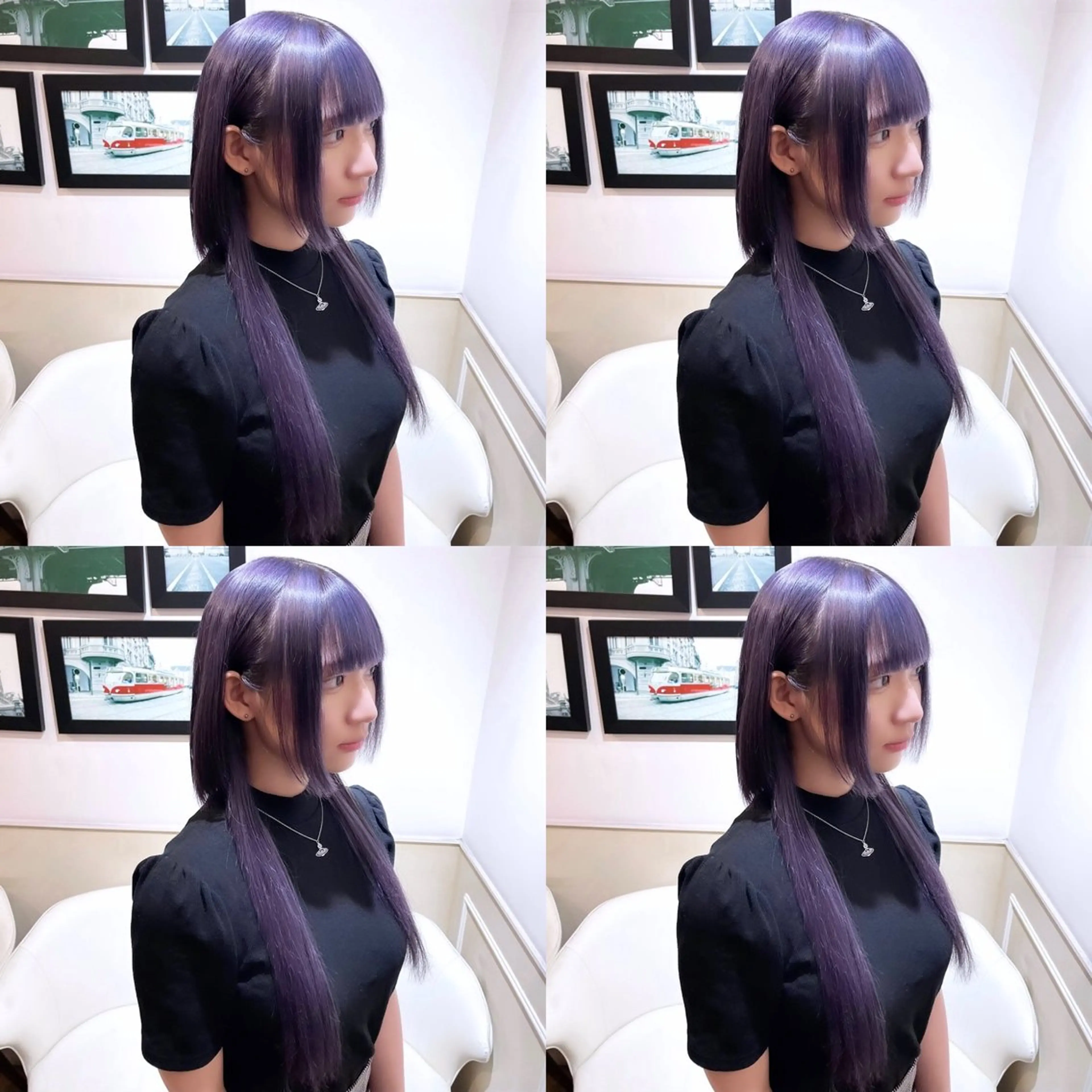 ロング カラー ラベンダーカラー 🌟トップデザイナー 高橋🌟のヘアスタイル