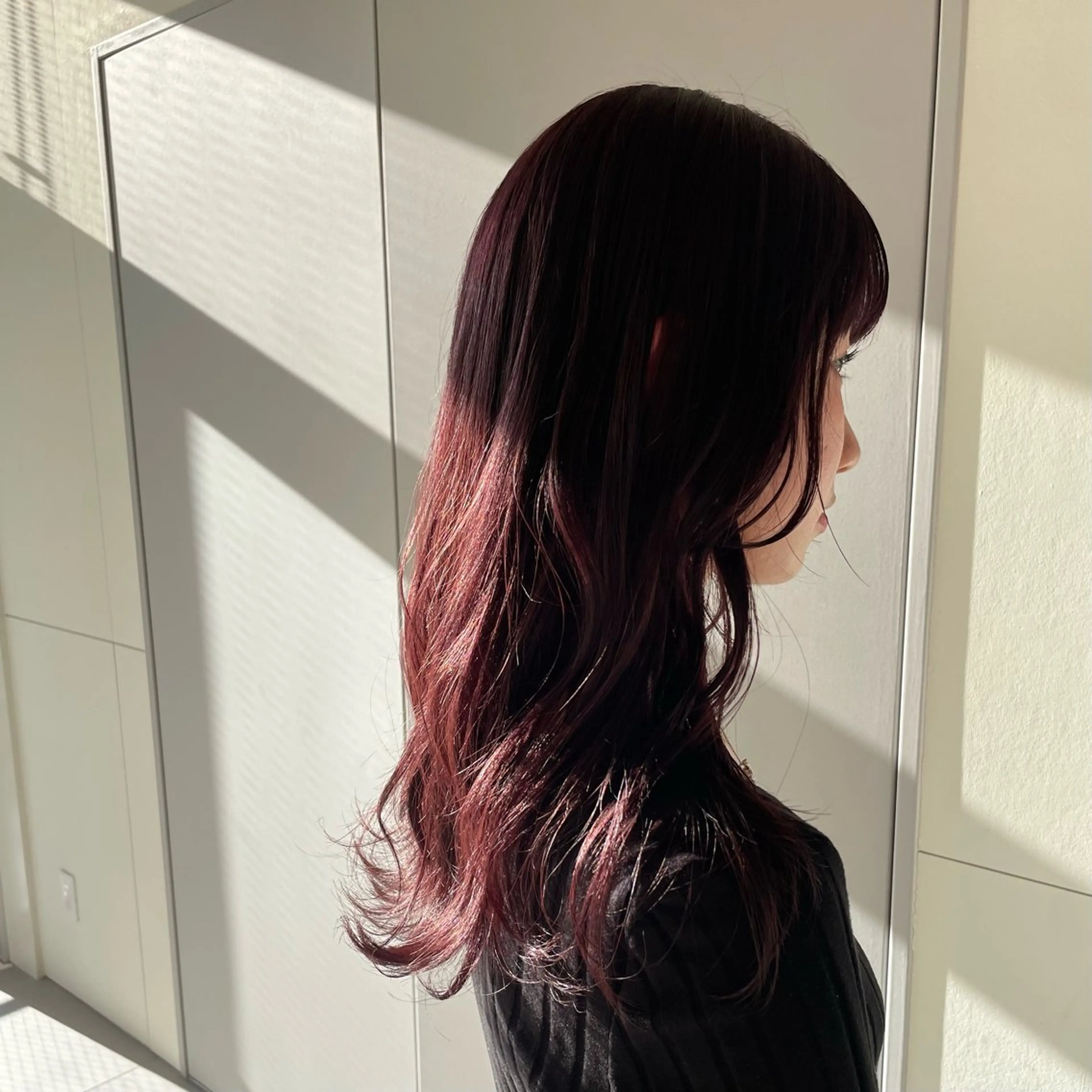 セミロング カラー ベージュカラー ブリーチ 透明感カラー ダブルカラー ラベンダーカラー ヘアカラー トリートメント ブリーチ/レイヤー 🌻Mutsumiのヘアスタイル