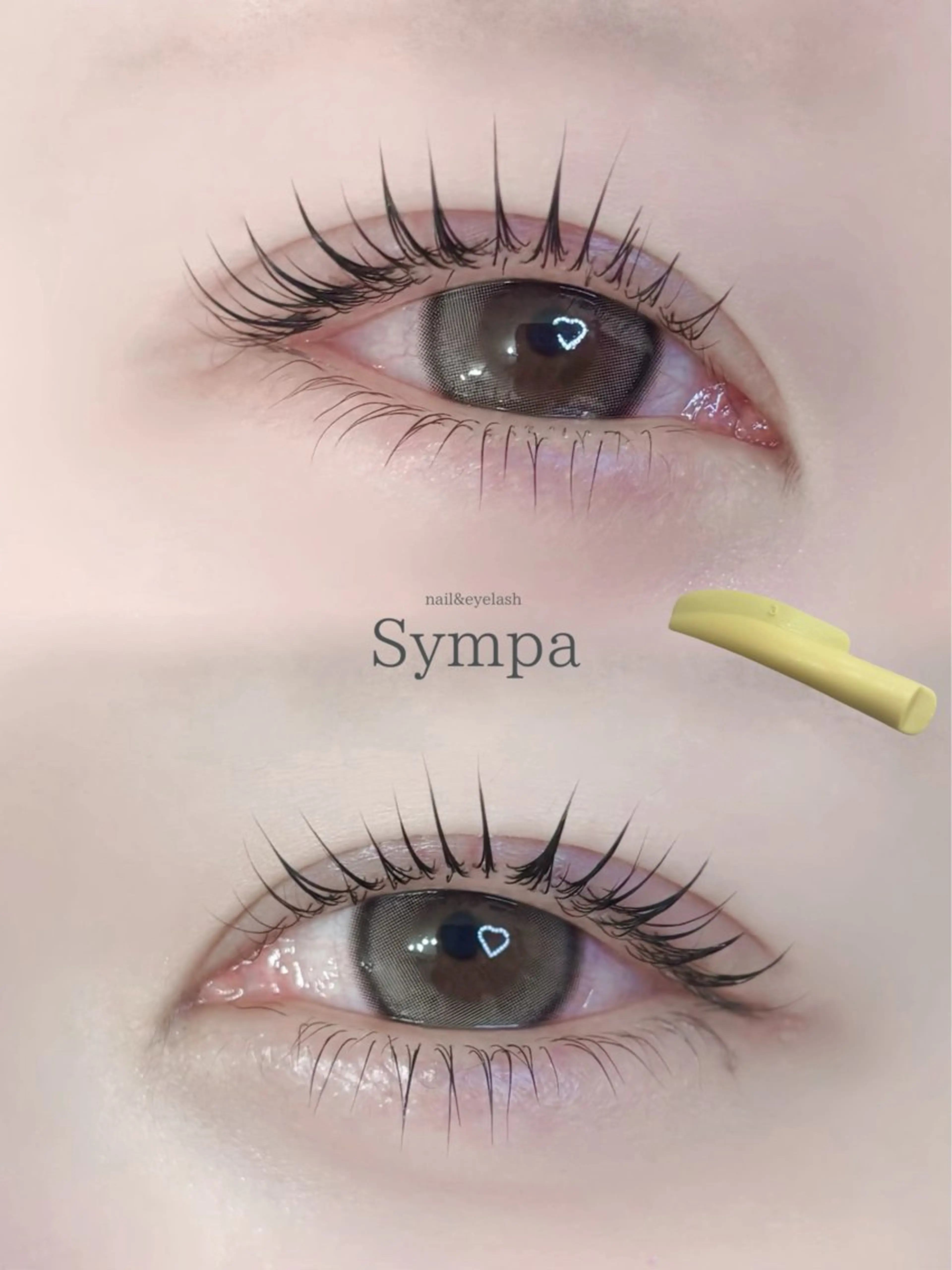 マツエク・マツパ マツパ Sympa🩵 KAKOのマツエク・マツパデザイン