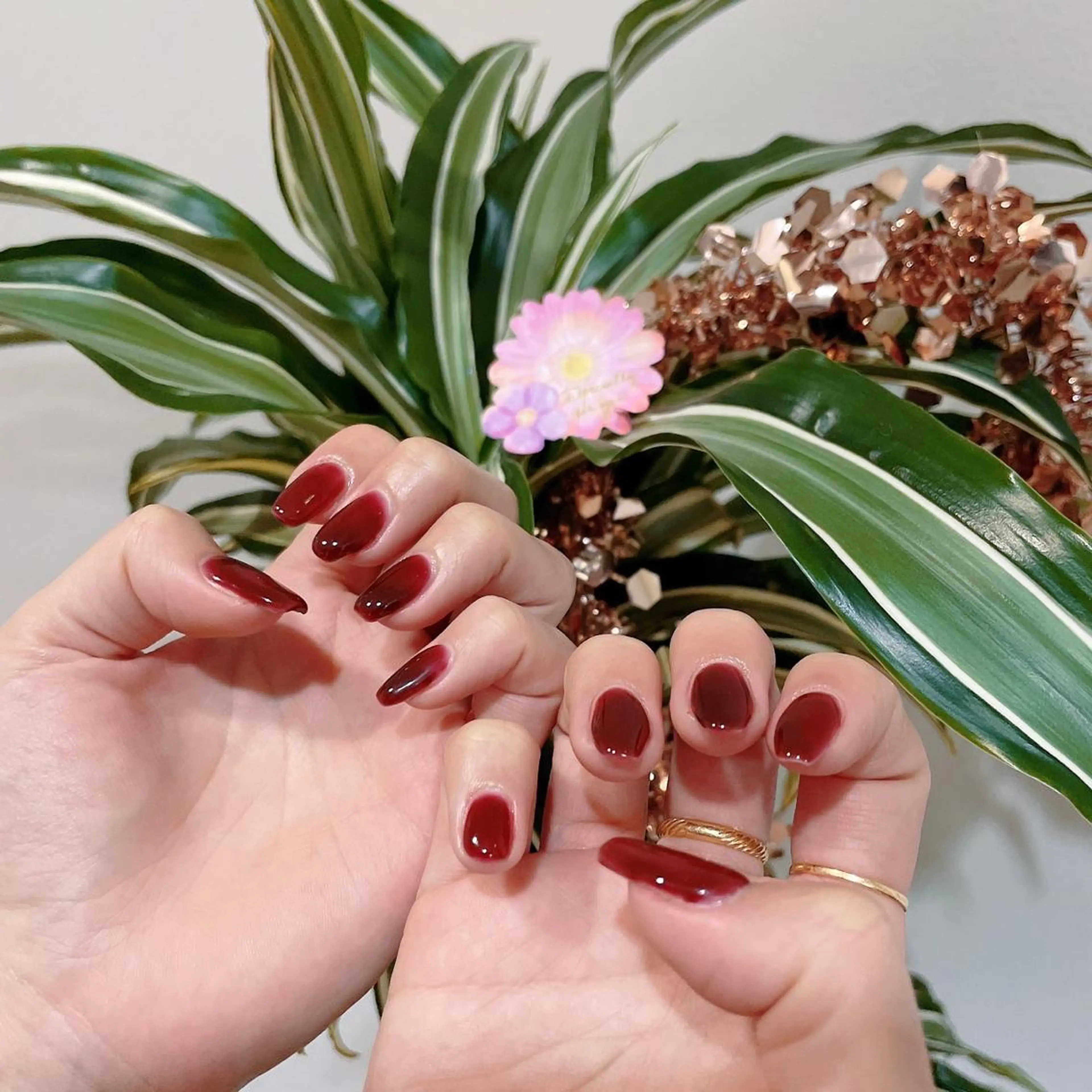 ロング ハンドネイル ハンドケア 💜MIYA nail川崎店のネイルデザイン