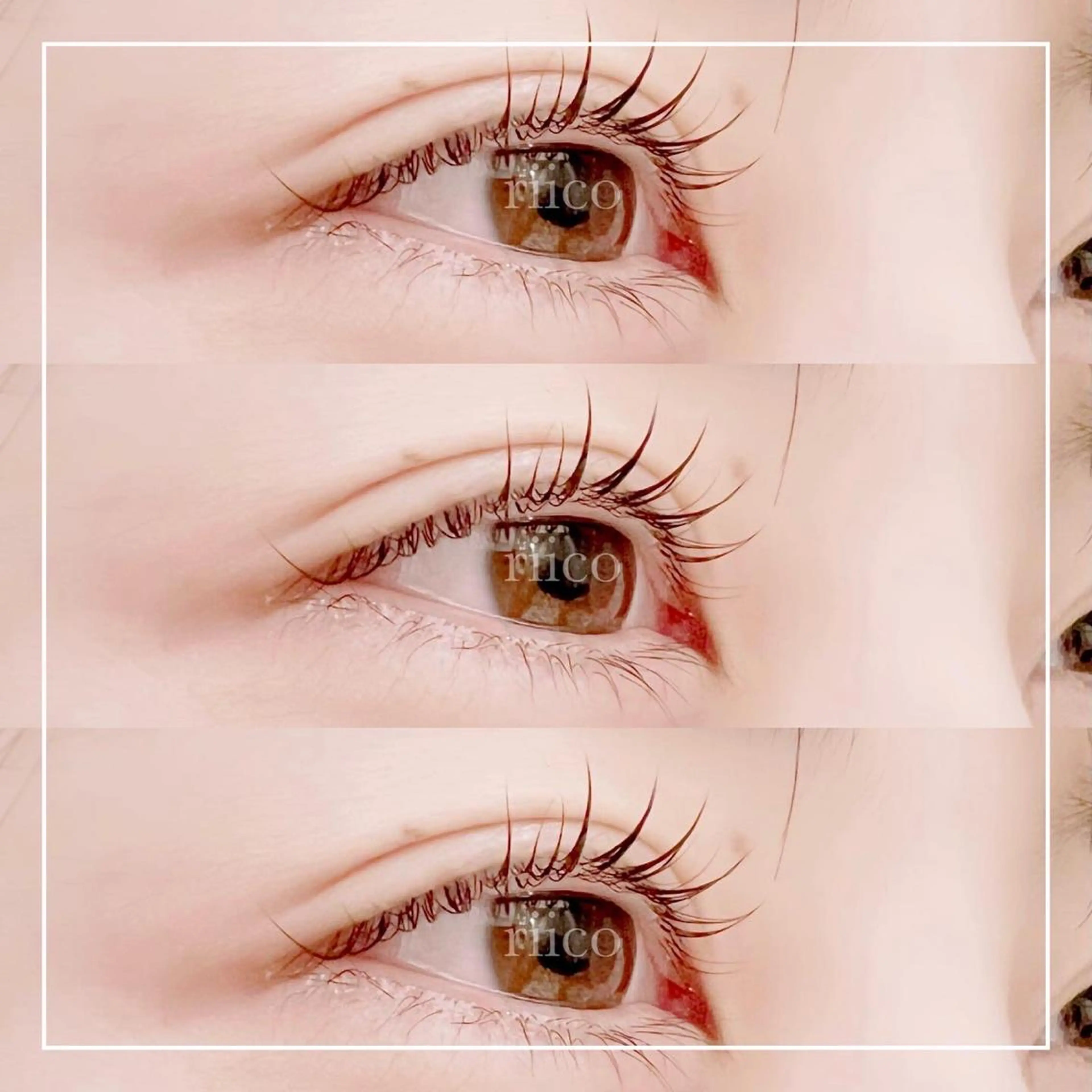 マツエク・マツパ KNACK eye lash RISAのマツエク・マツパデザイン