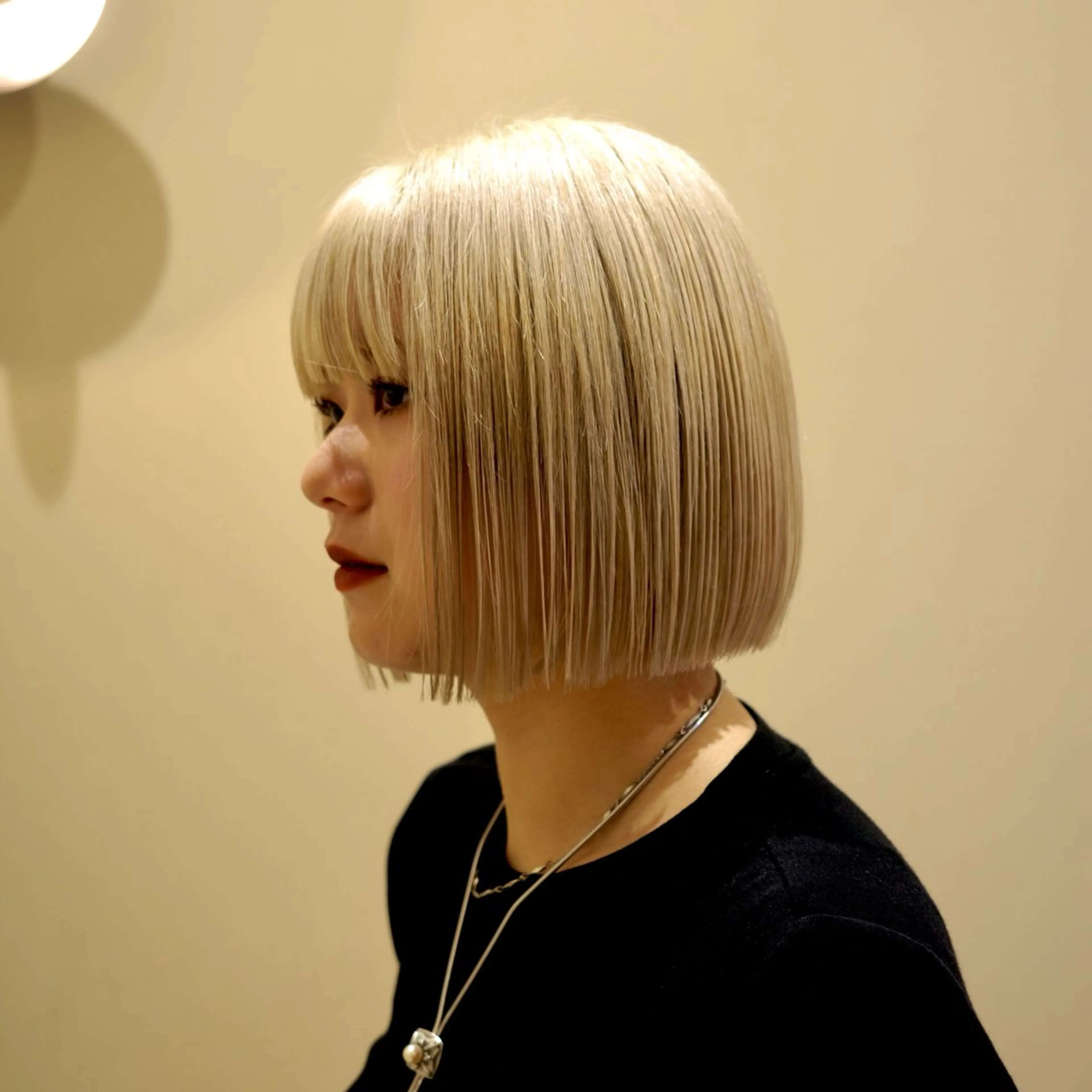 ショート 韓国ヘア/髪質改善/ レイヤー/ブラウンのヘアスタイル