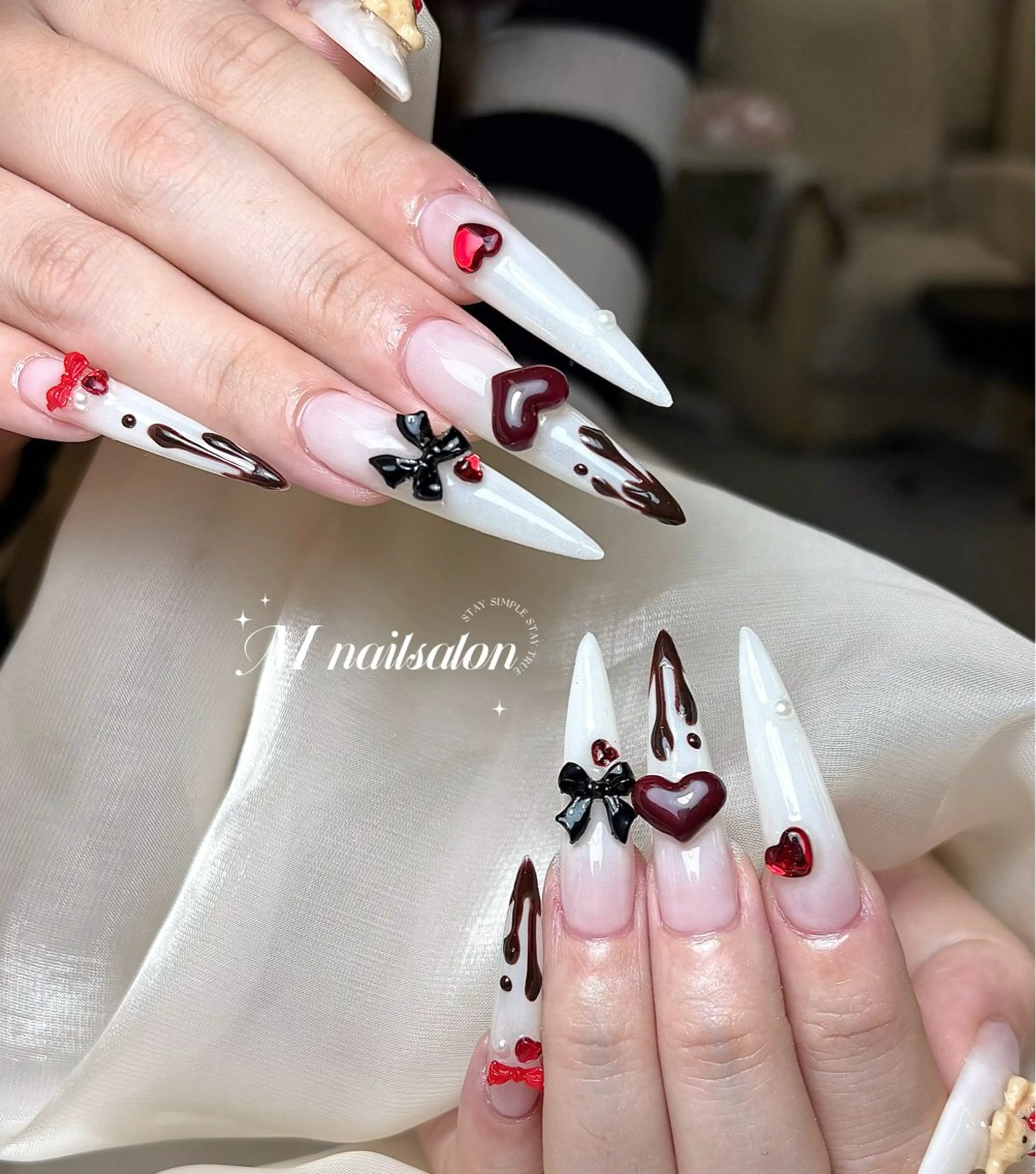 ネイル M🌷nail 長さだし専門店のネイルデザイン