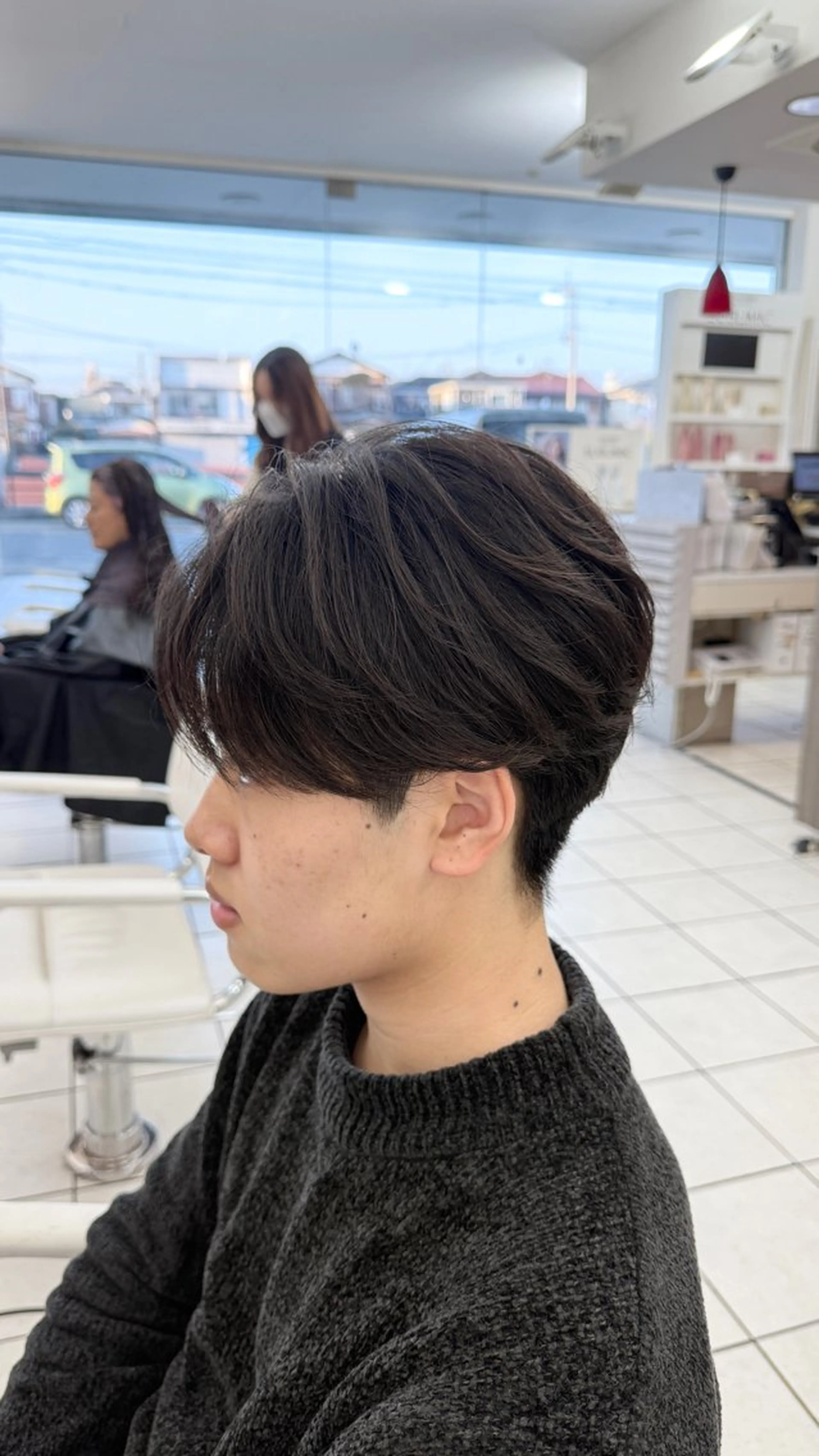 パーマ メンズ メンズパーマ ニュアンスパーマ メンズカット× 毛流れパーマ/河原田のヘアスタイル