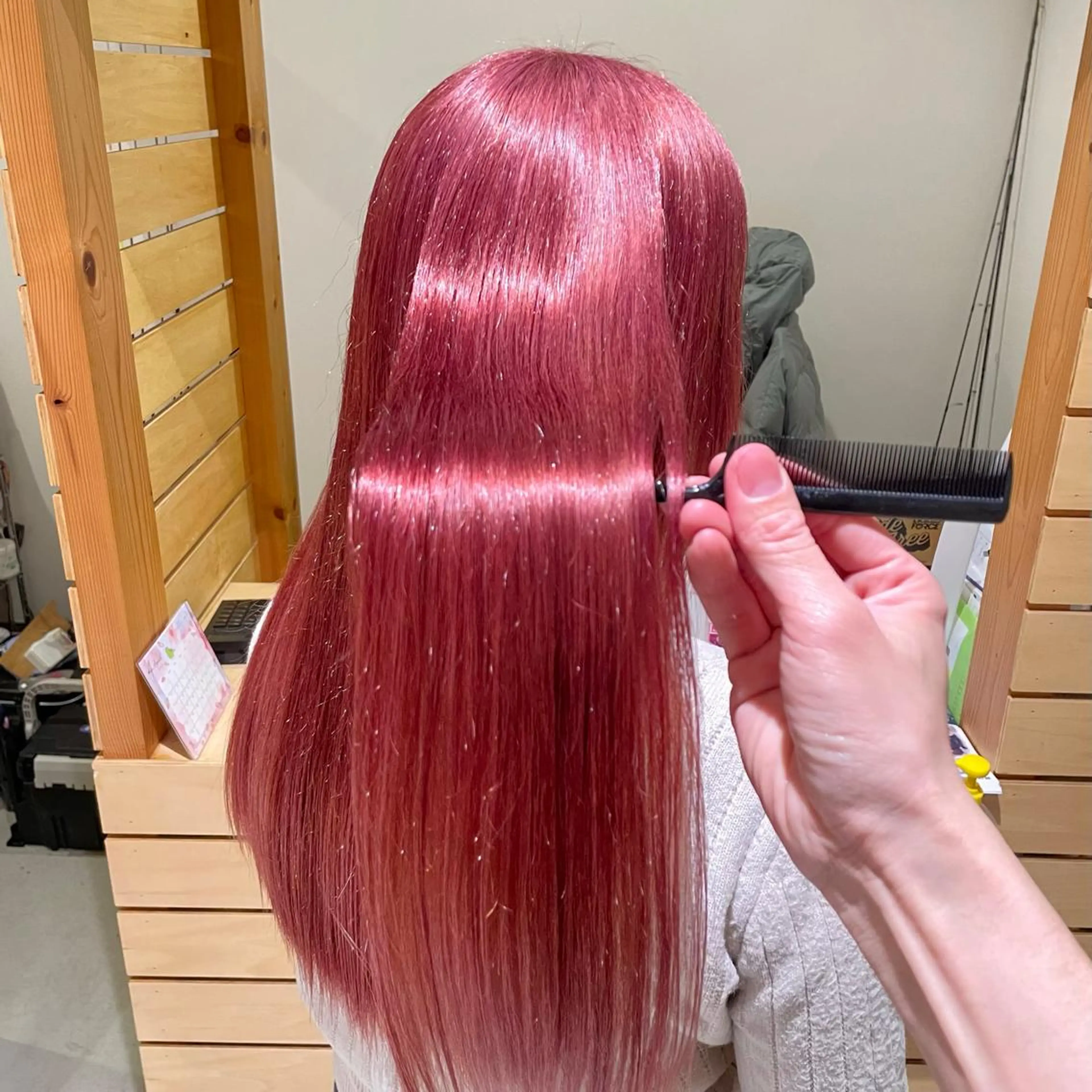 ロング カラー ブリーチ ヘアカラー トリートメント RUBEUS【ルベウス】所属・✨艶々カラー🎨 杉本賢人のヘアスタイル