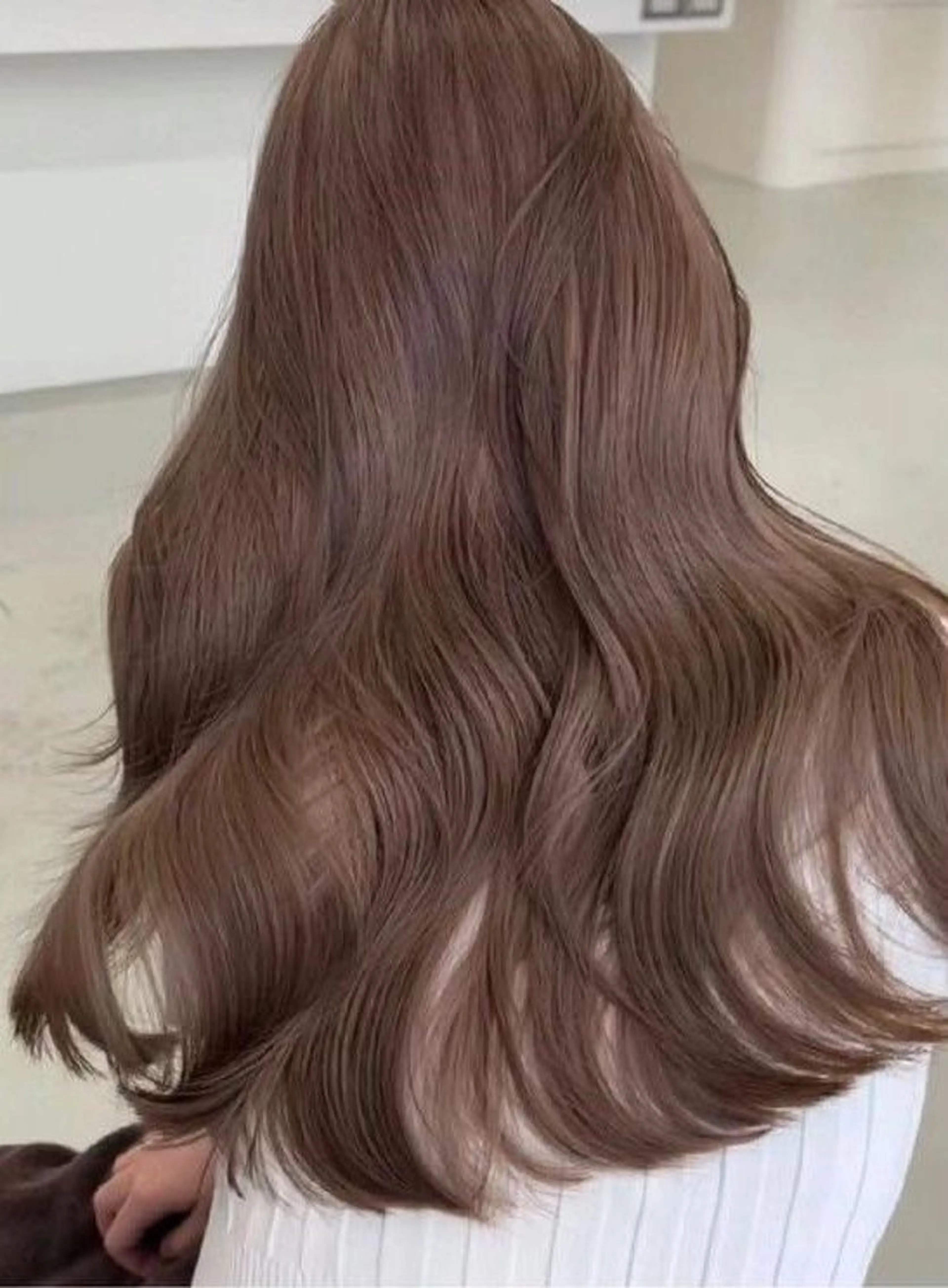 ロング カラー ベージュカラー ブリーチ ヘアカラー トリートメント 花井輝 ボブ/ハイトーンのヘアスタイル