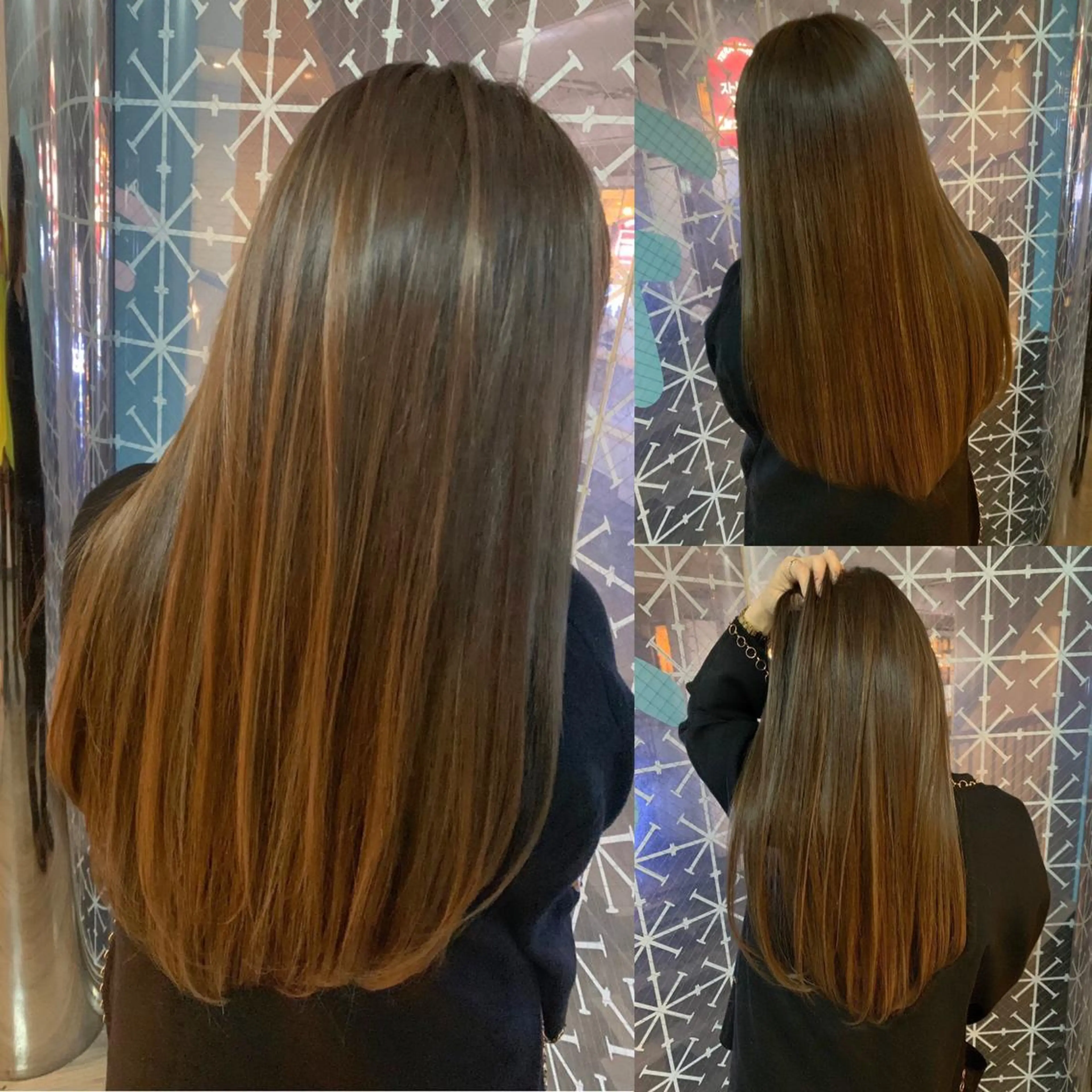 ロング カラー ベージュカラー ハイライトカラー ハイライト hair salon darts所属・髪質改善/美髪ケア ✨岡野右京のヘアスタイル