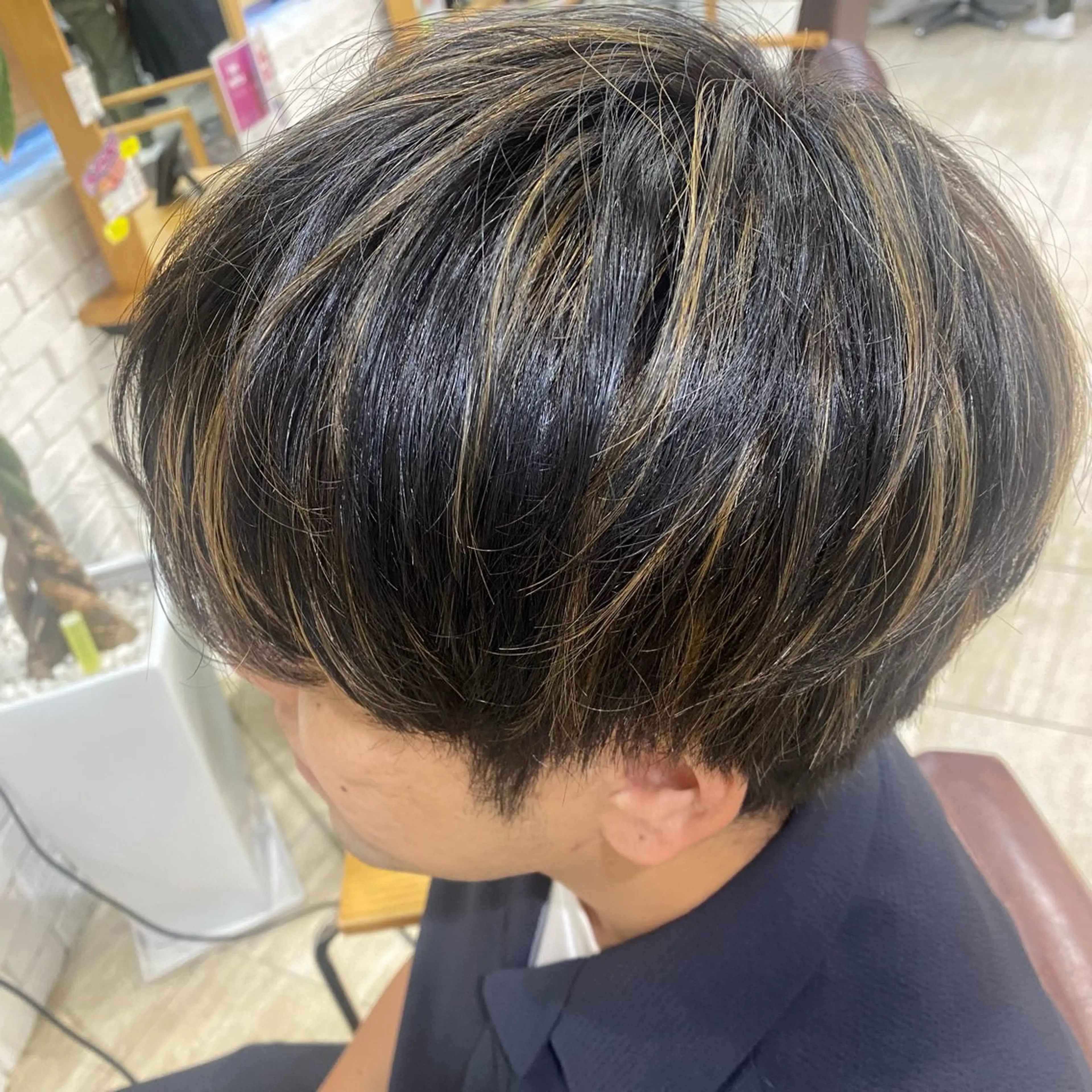 【men's】ハイライトの写真