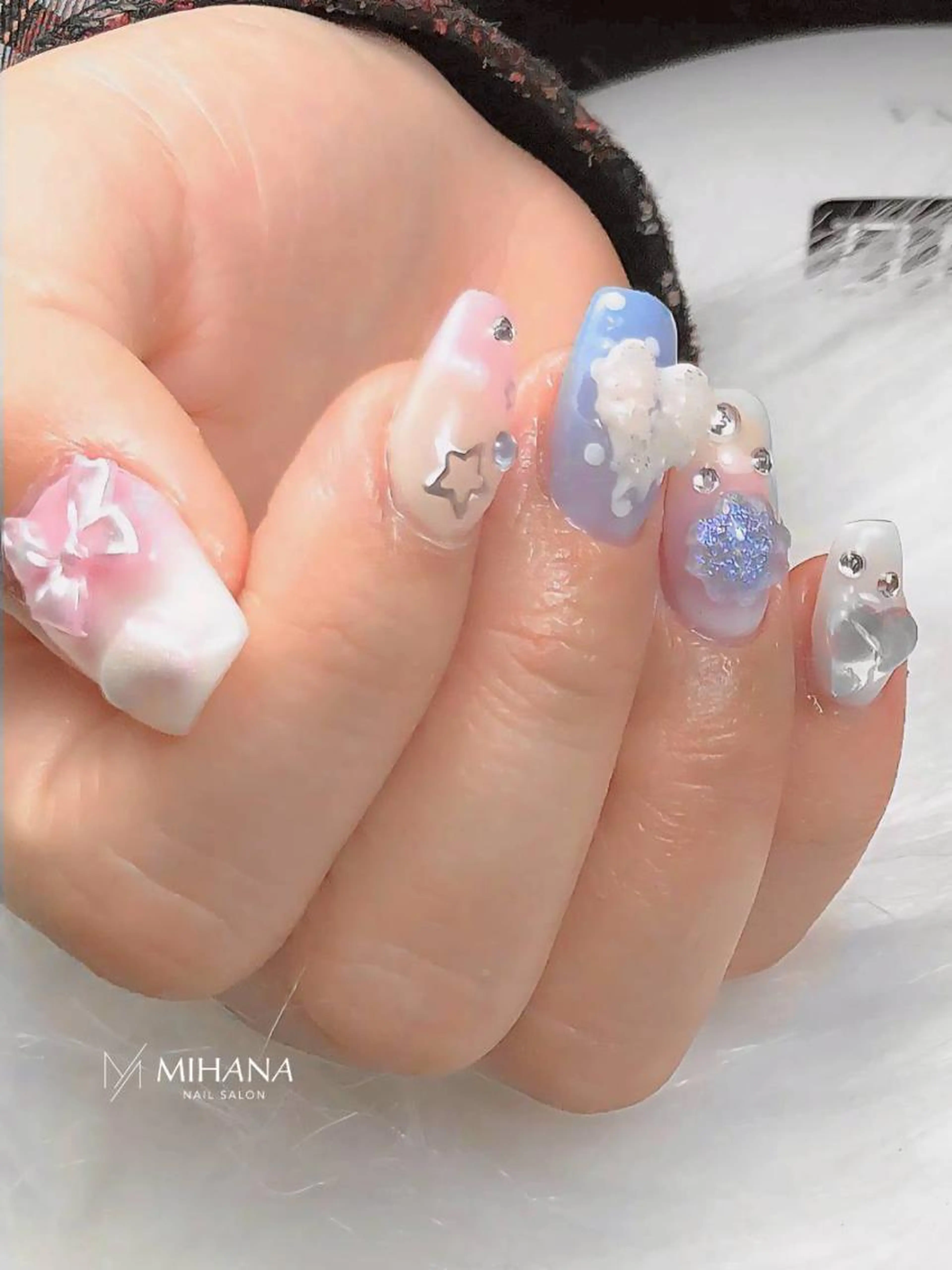 【つけ放題120分】デザイン持込OK♪つけ放題・やり放題 ¥8500の写真