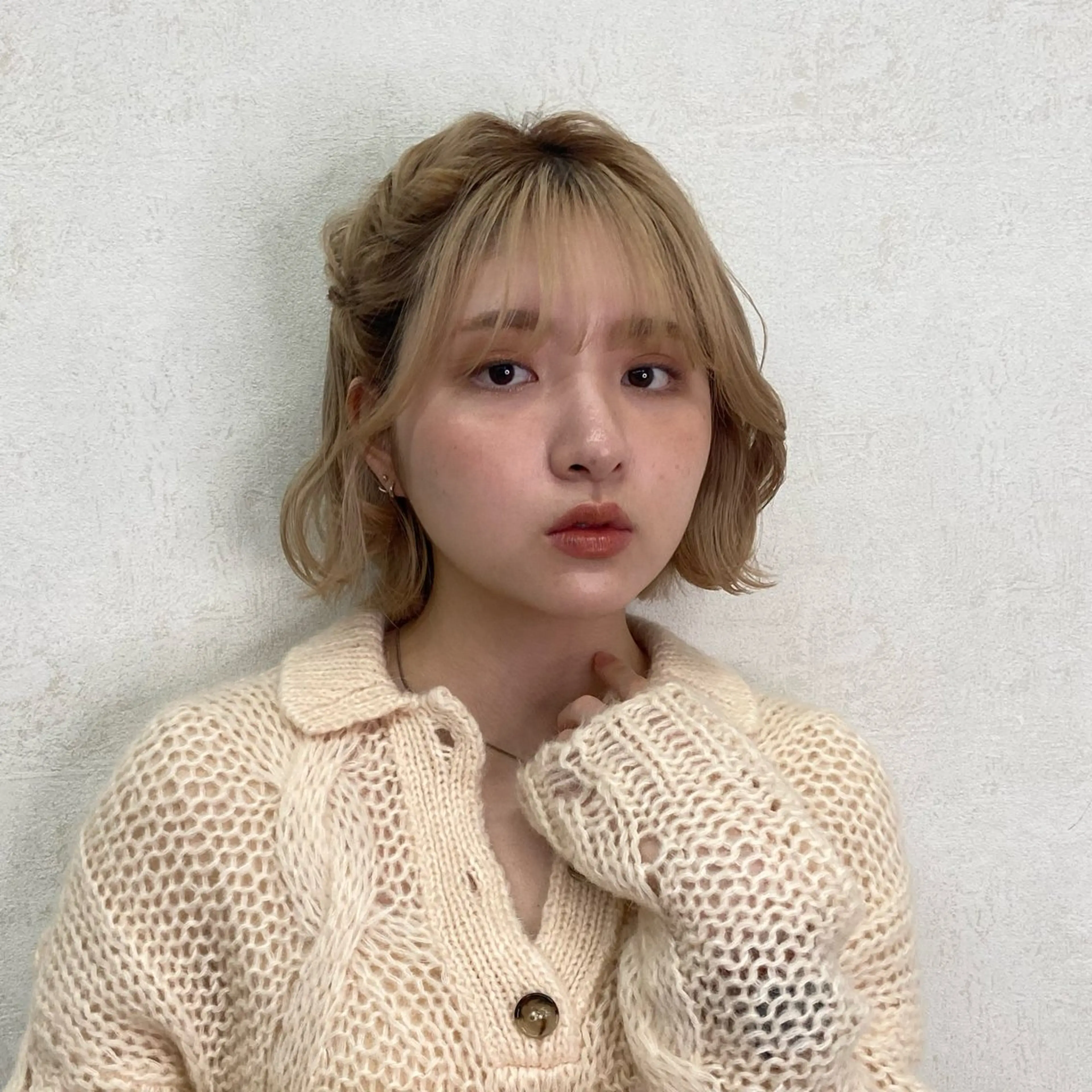 ミディアム カラー メンズパーマ /髪質改善/はるたのヘアスタイル