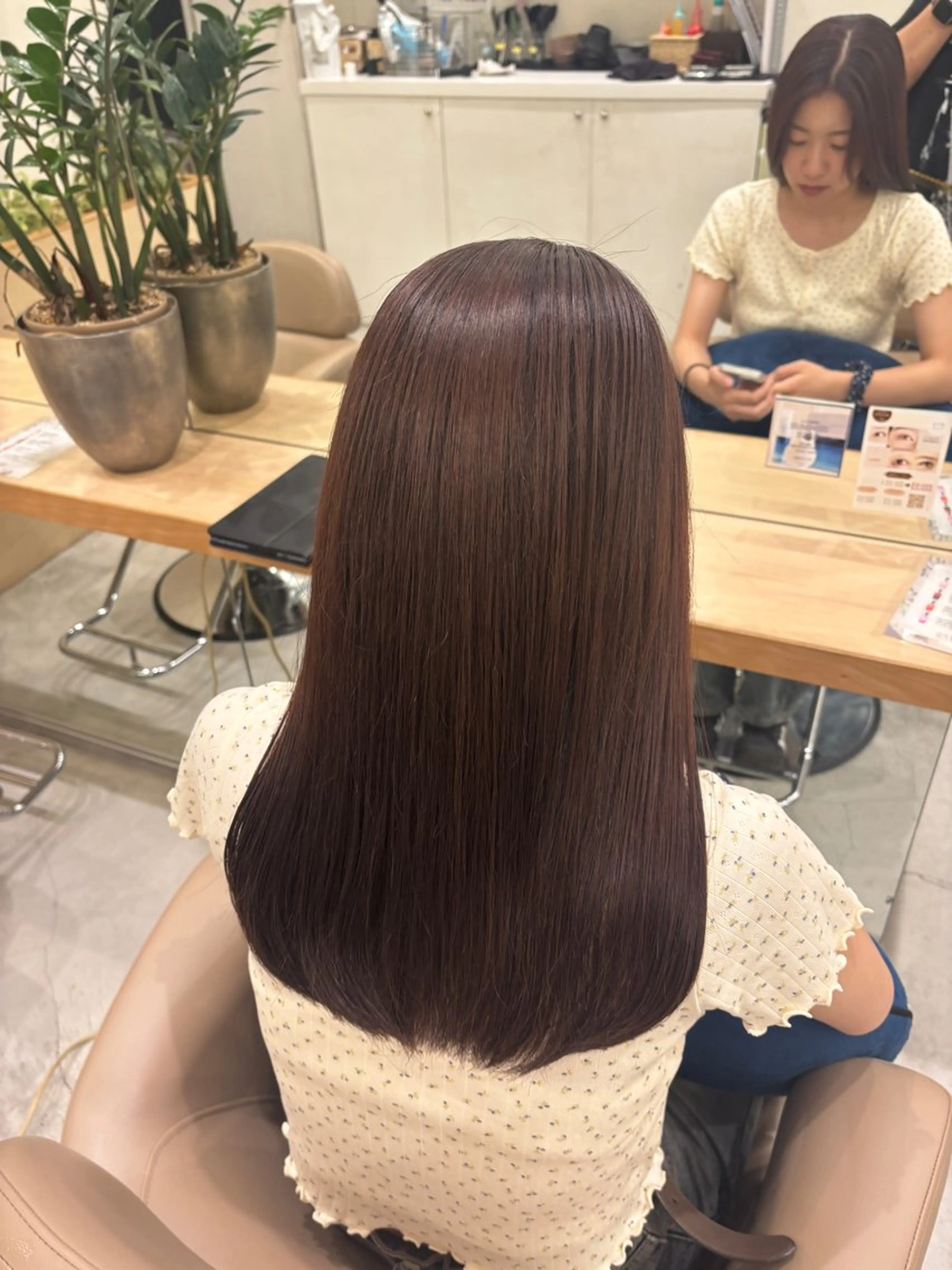 ロング カラー rion🪽 /wカラー・縮毛矯正のヘアスタイル