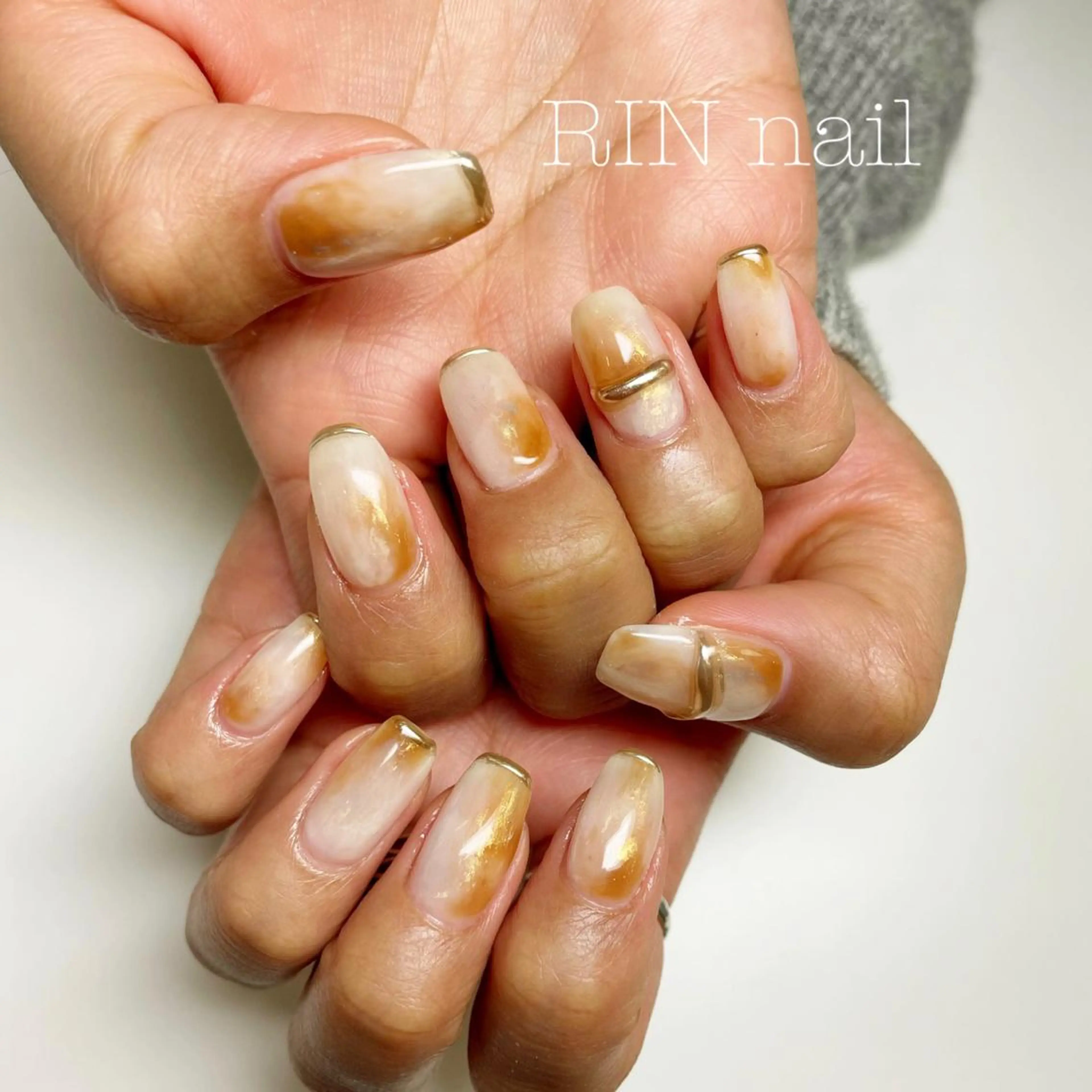 ネイル ハンドネイル ハンドケア RIN HOMEnailのネイルデザイン