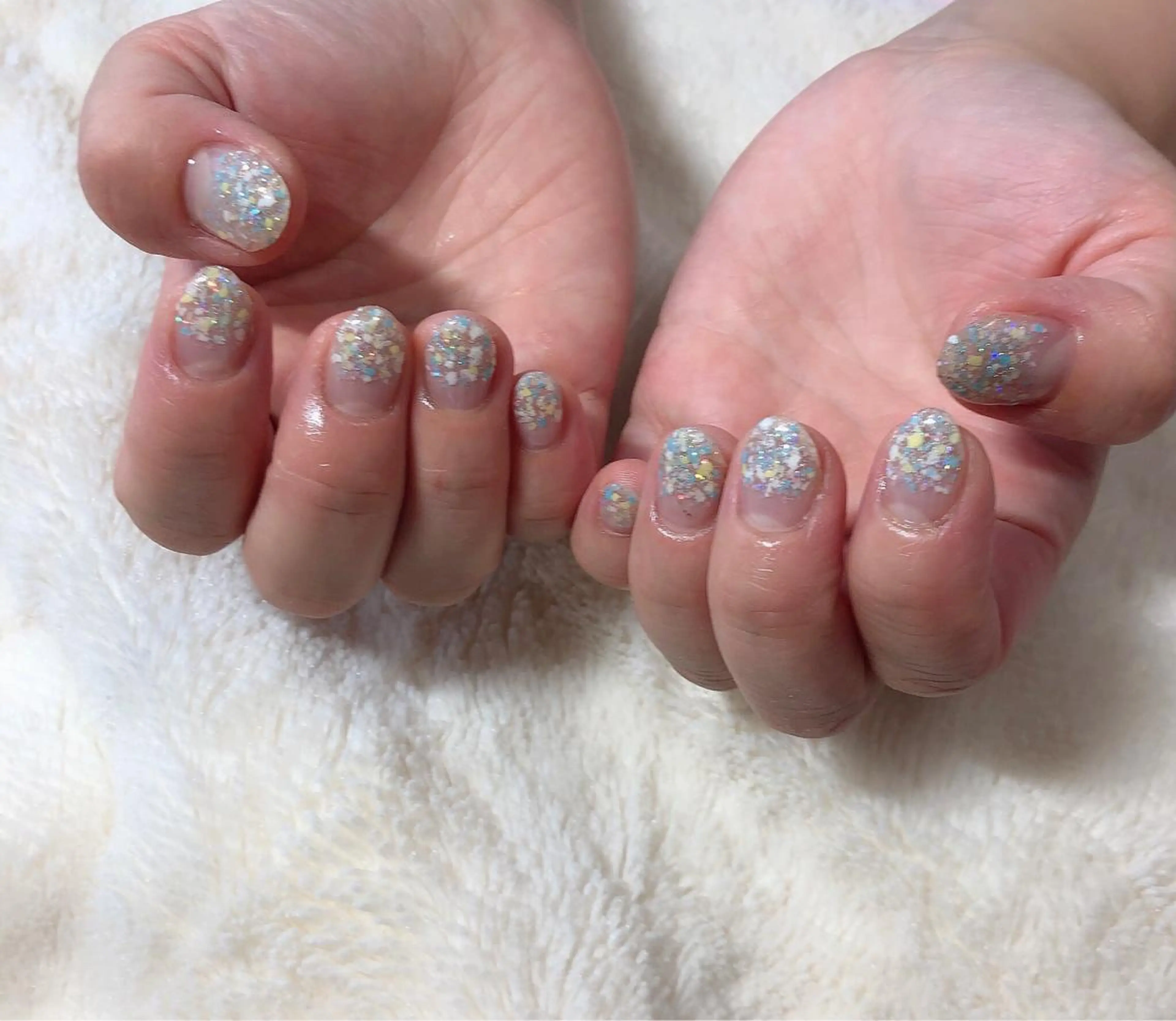 ネイル ラメ(グリッター) ラメグラデーション nails 🎀meのネイルデザイン