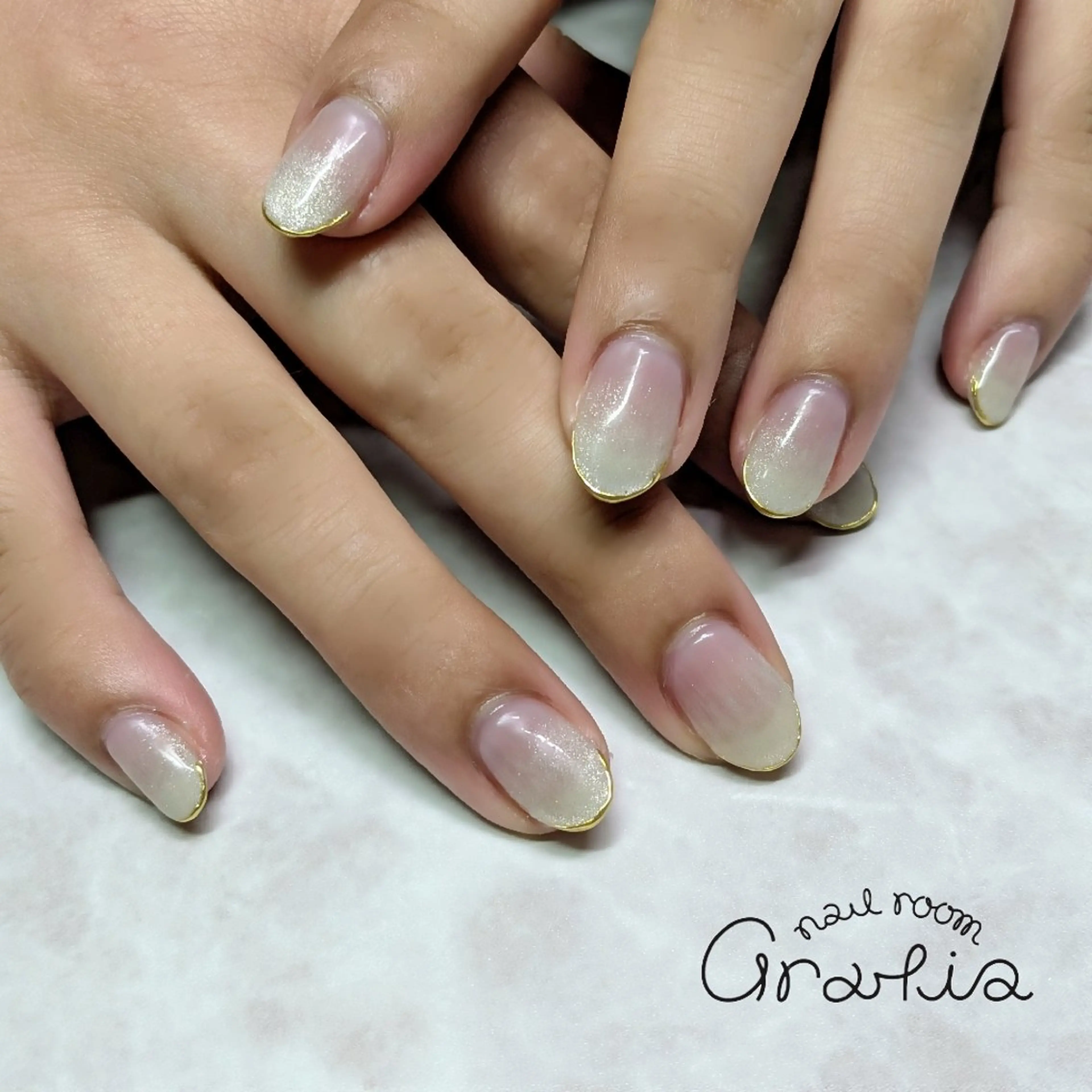 ネイル ミラーネイル nail room gratia所属・gratia 中村のネイルデザイン