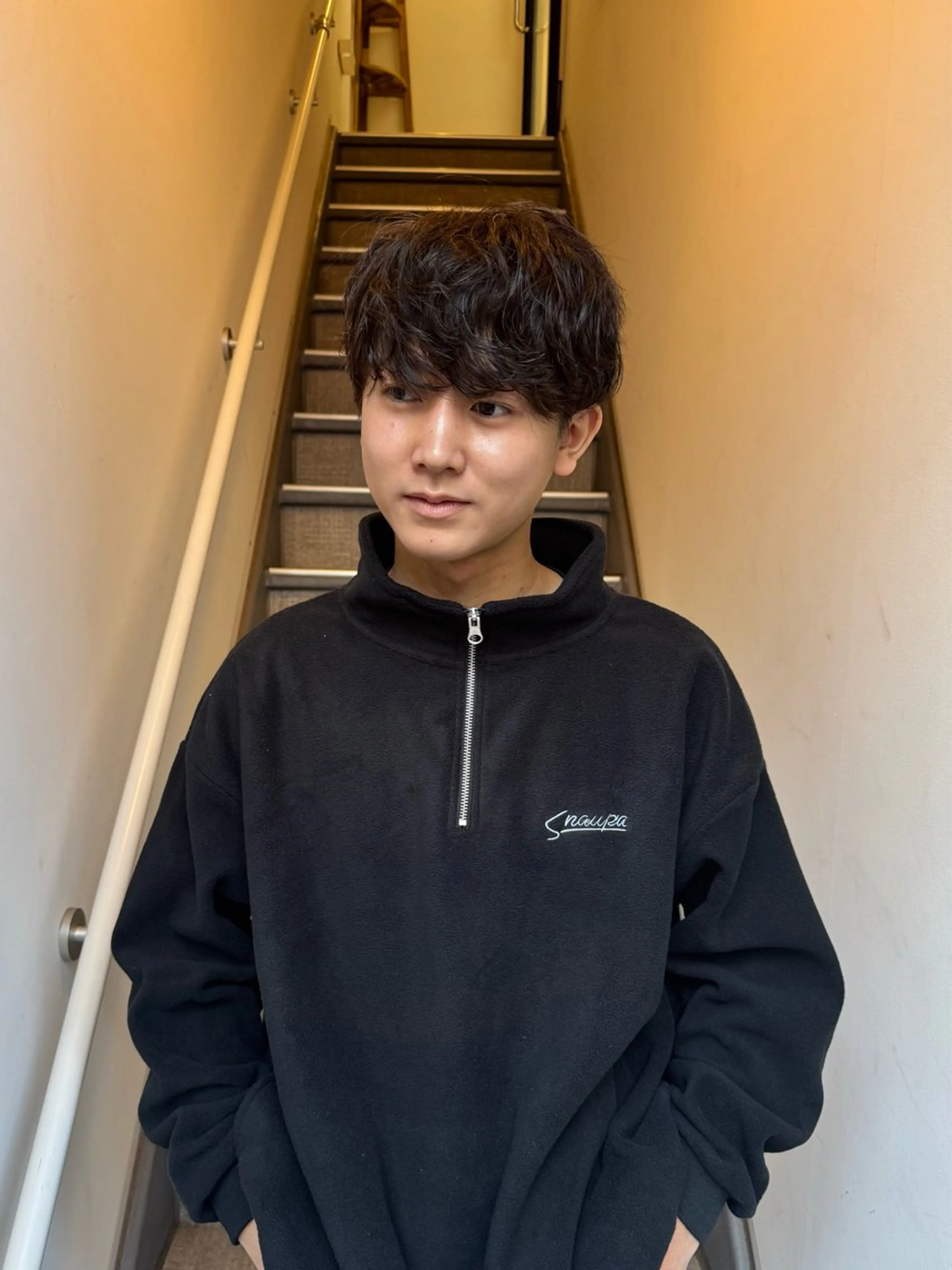 パーマ メンズ カット パーマ コイデ リュウセイのヘアスタイル