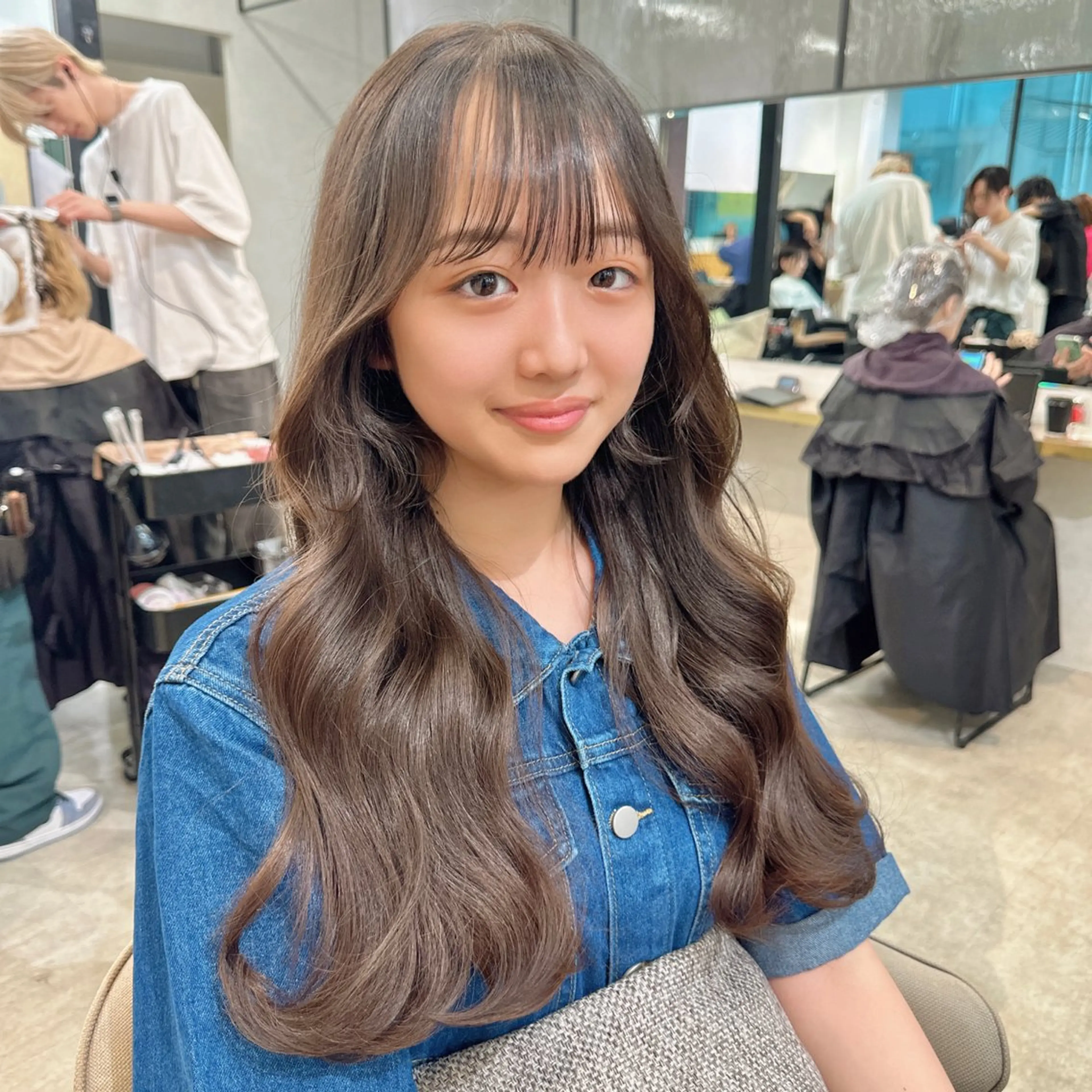 ロング カラー パーマ ヘアアレンジ カット トリートメント FERiCIA.  表参道所属・レイヤーカット 🪄吉野翔悟のヘアスタイル