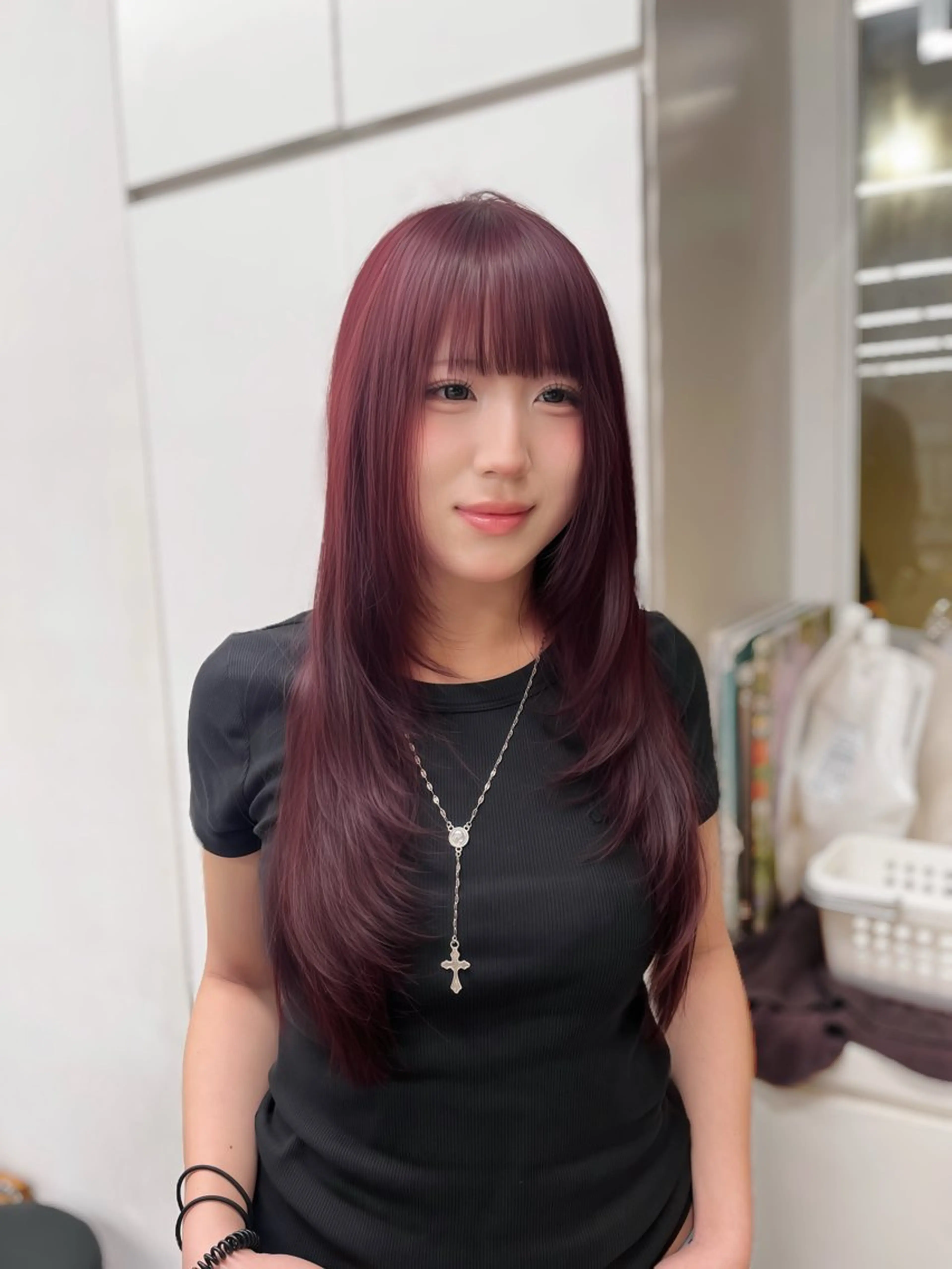 カラー ヘアカラー トリートメント 🥀韓流暖色ヘア 🥀yuzukiのヘアスタイル