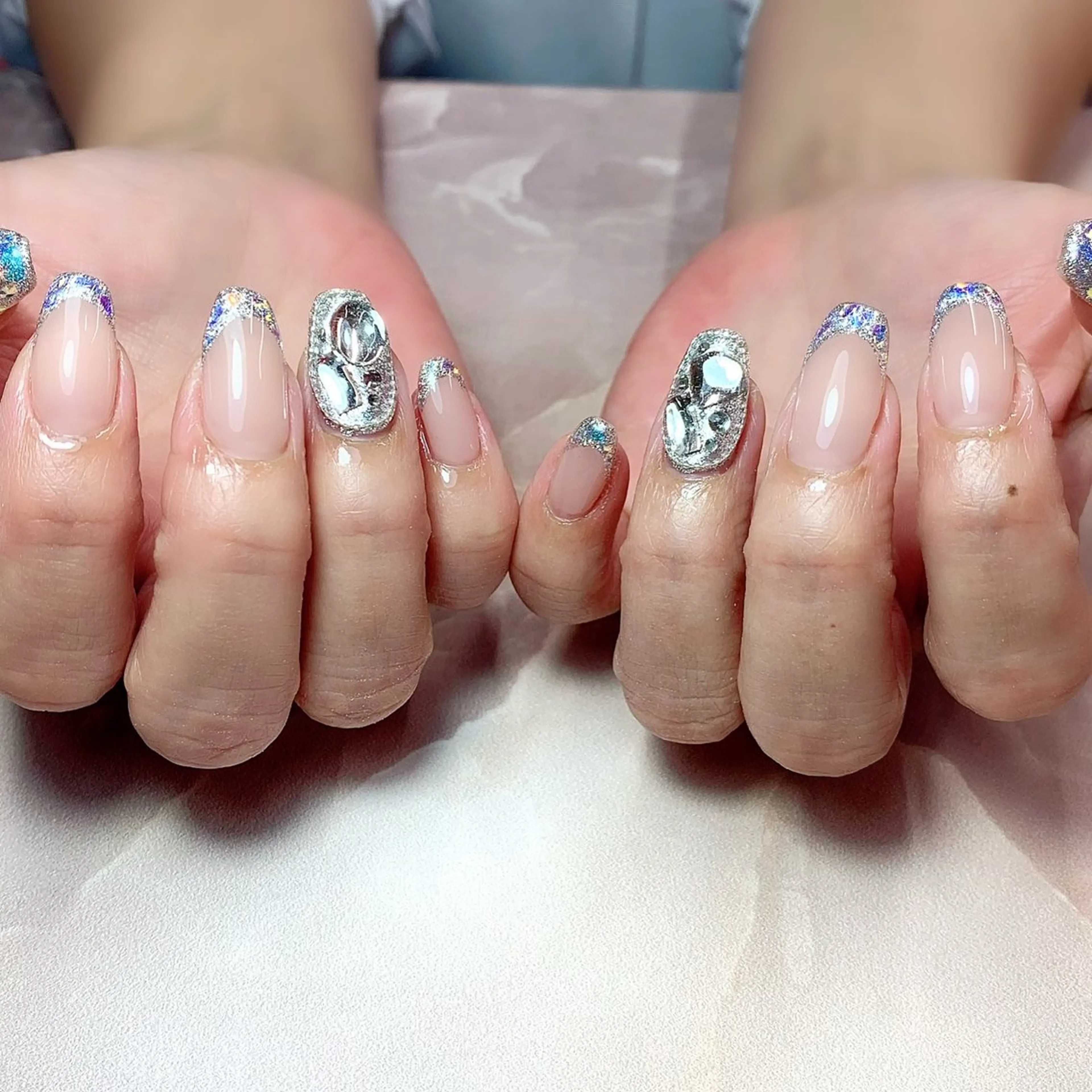 ネイル ハンドネイル Rose Glass 高蔵寺店のネイルデザイン