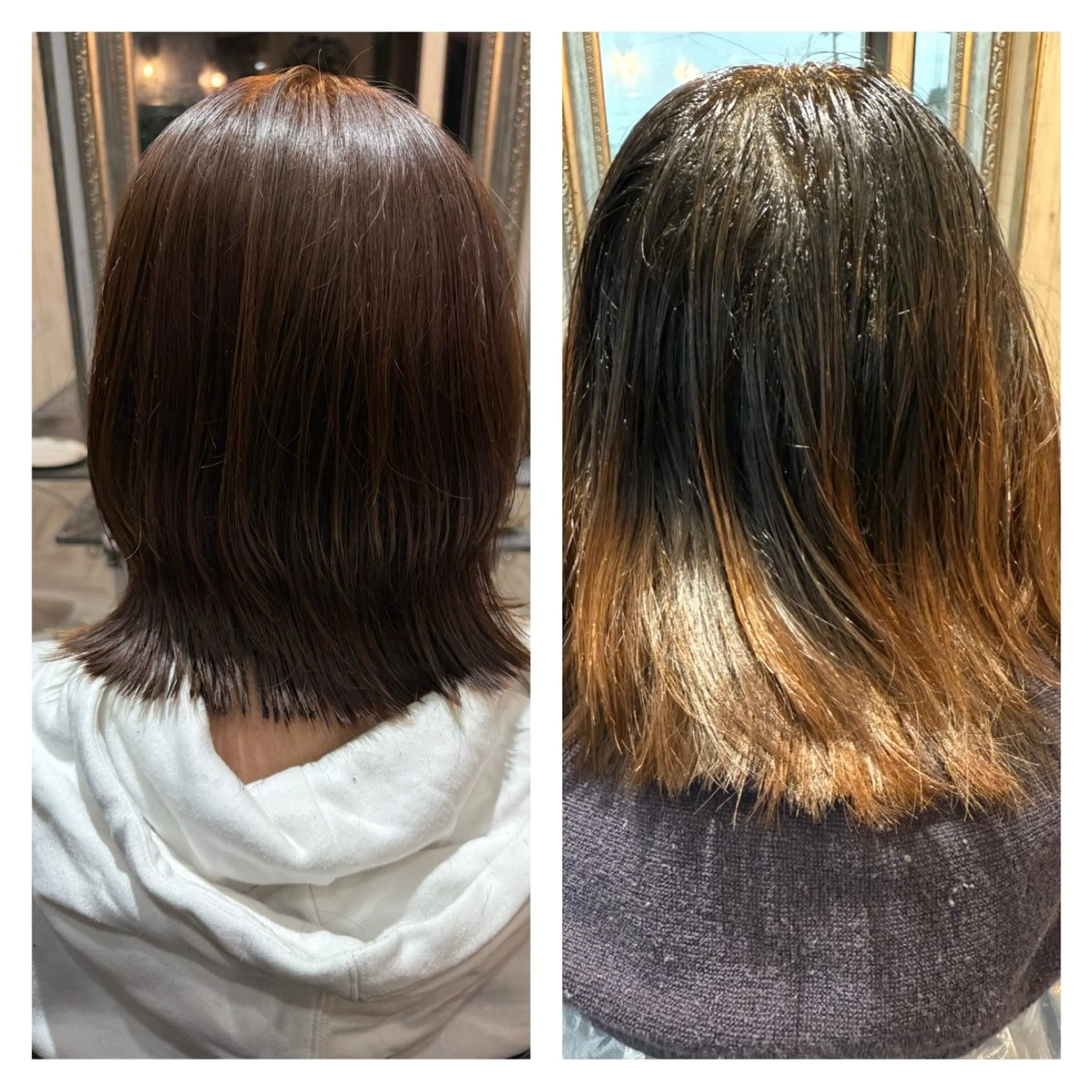 ミディアム カラー ベージュカラー レイヤーカット ウルフカット 似合わせ／ショート 菊田のヘアスタイル