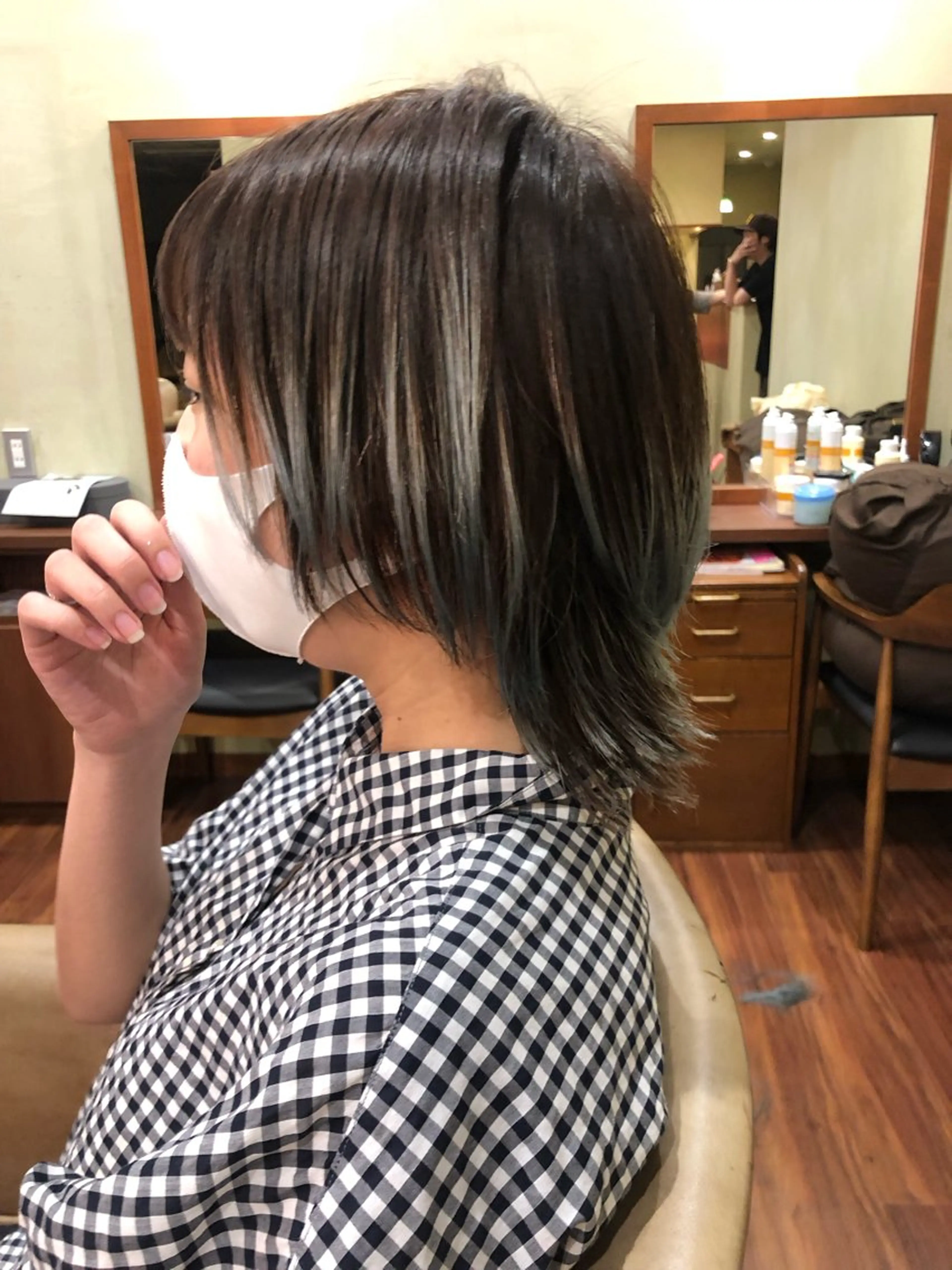 ミディアム ウルフカット Sala近江八幡店所属・吉森 政博のヘアスタイル