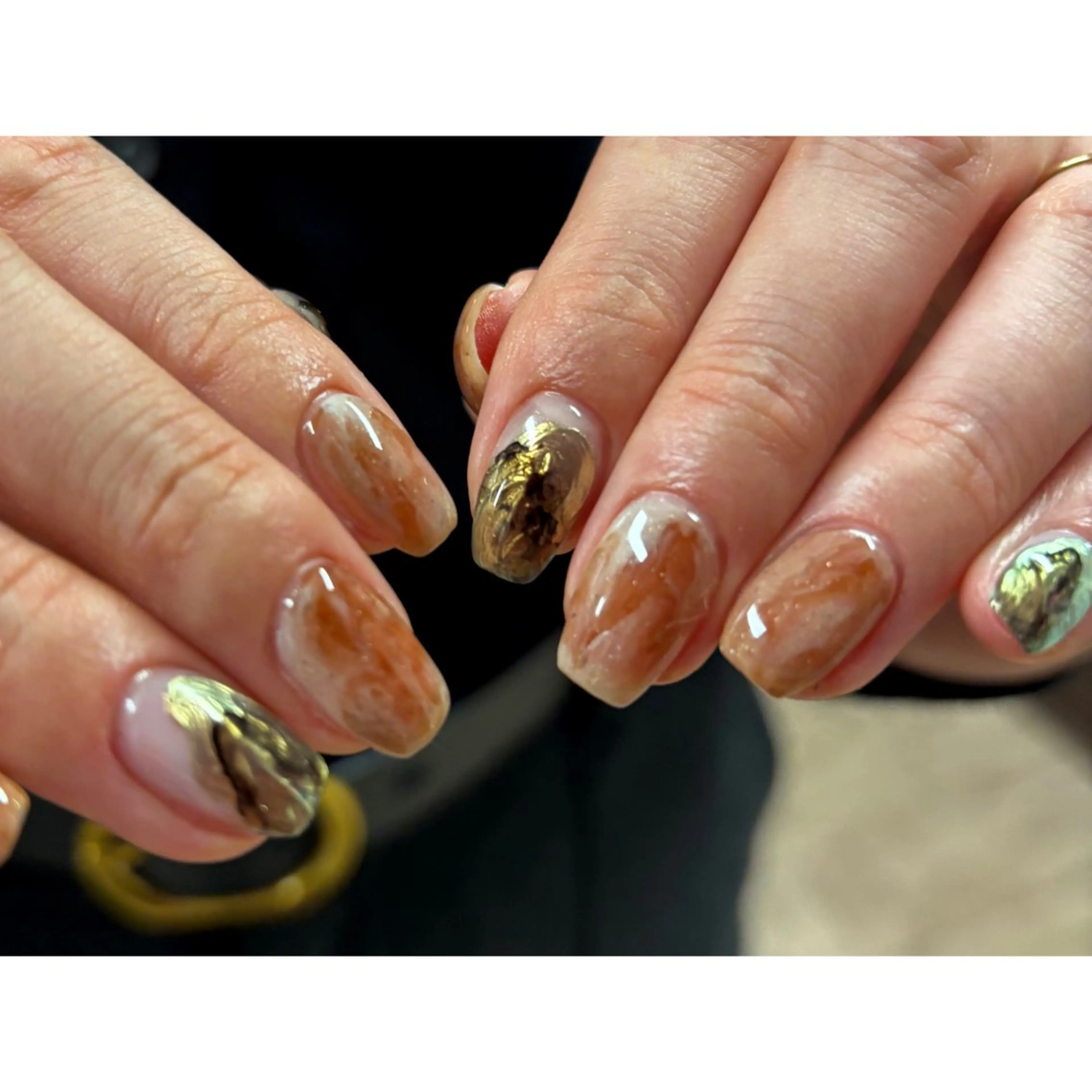 ネイル ジェルネイル ニュアンスネイル パラジェル GLAD nail所属・銀座ニュアンスネイル Ichikawaのネイルデザイン
