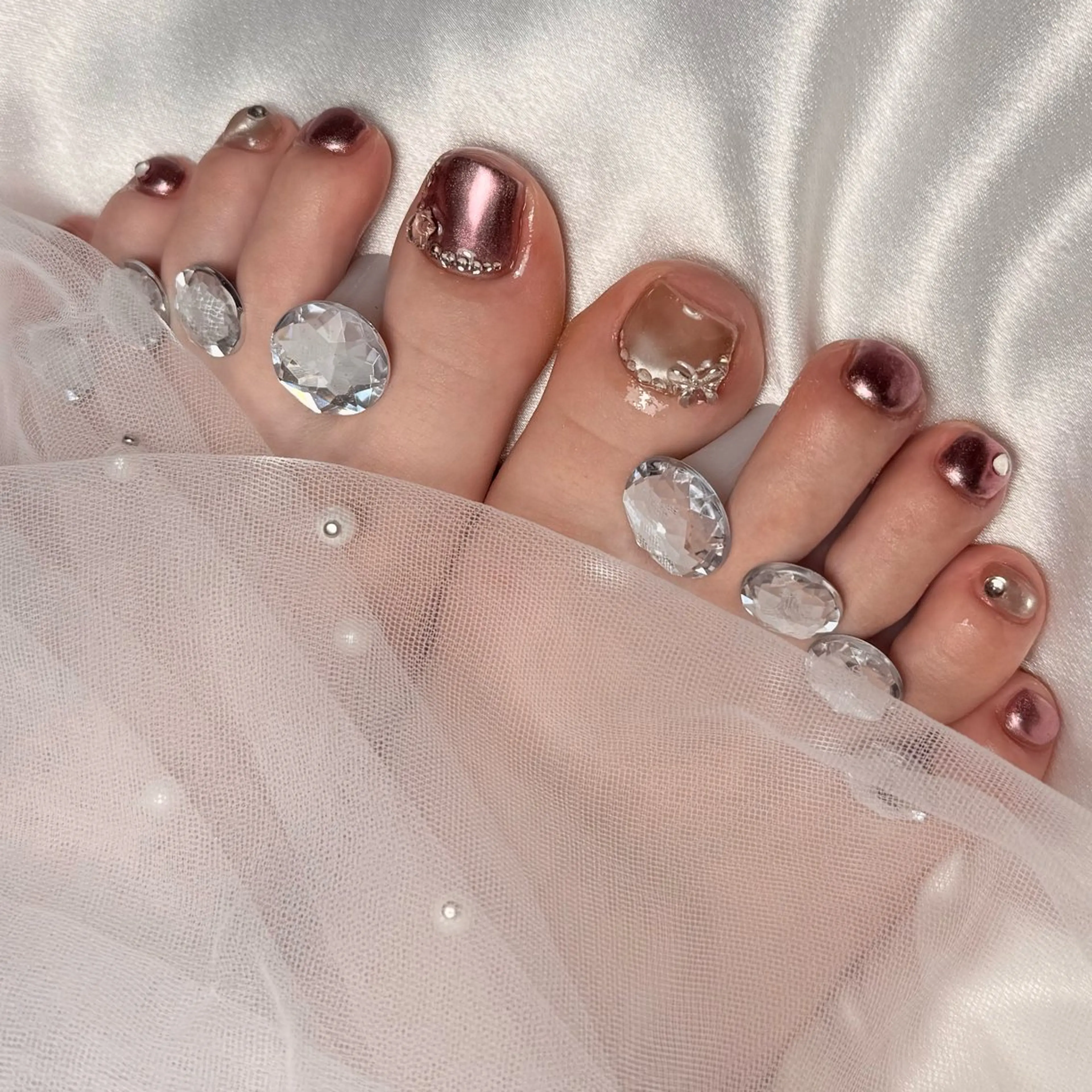 ショート フットネイル 🌹Belle Nail🌹のネイルデザイン