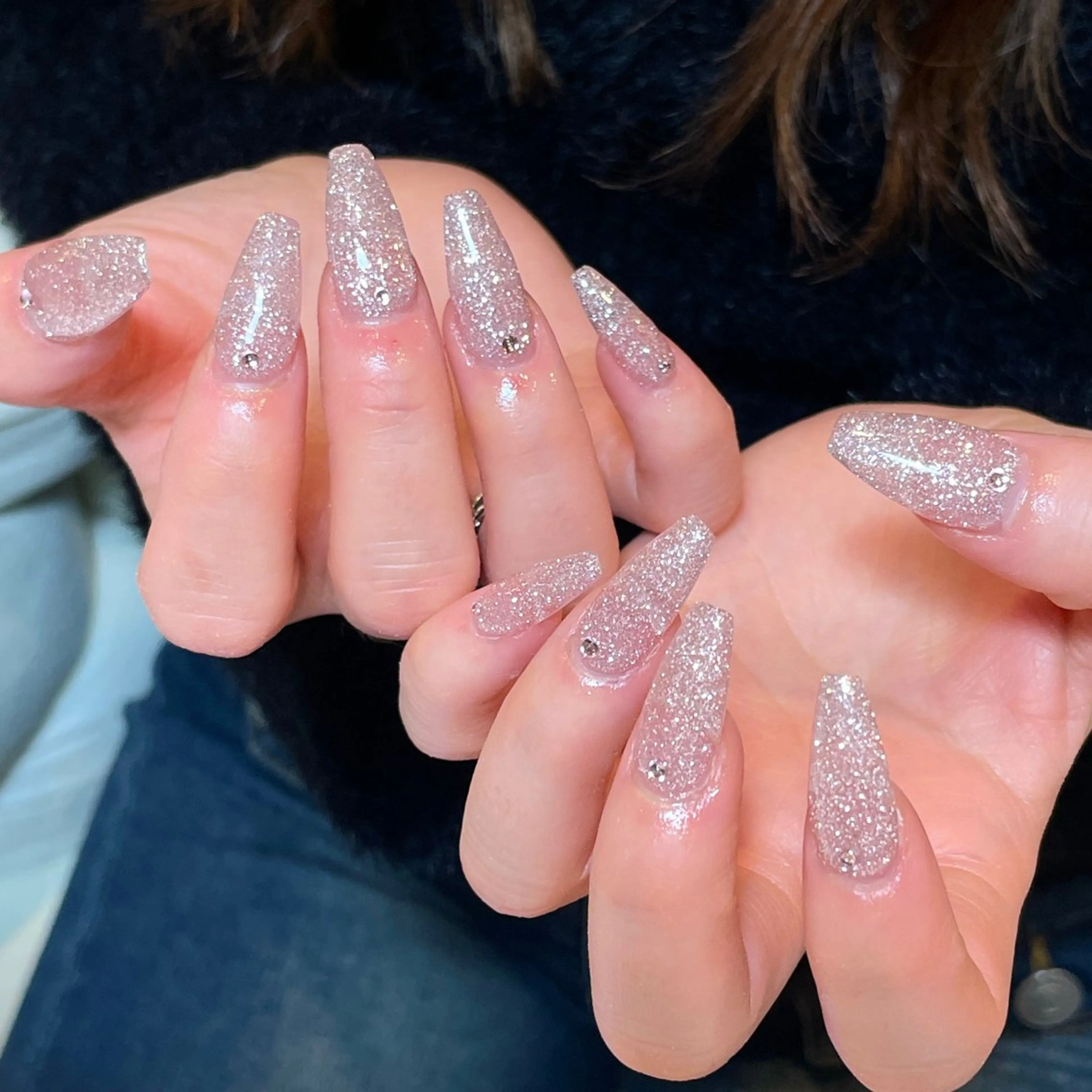 ネイル フラッシュネイル ジェルネイル ワンカラーネイル ハンドネイル nailsalon Moa【モア】所属・yurika 🌷.*･ﾟのネイルデザイン