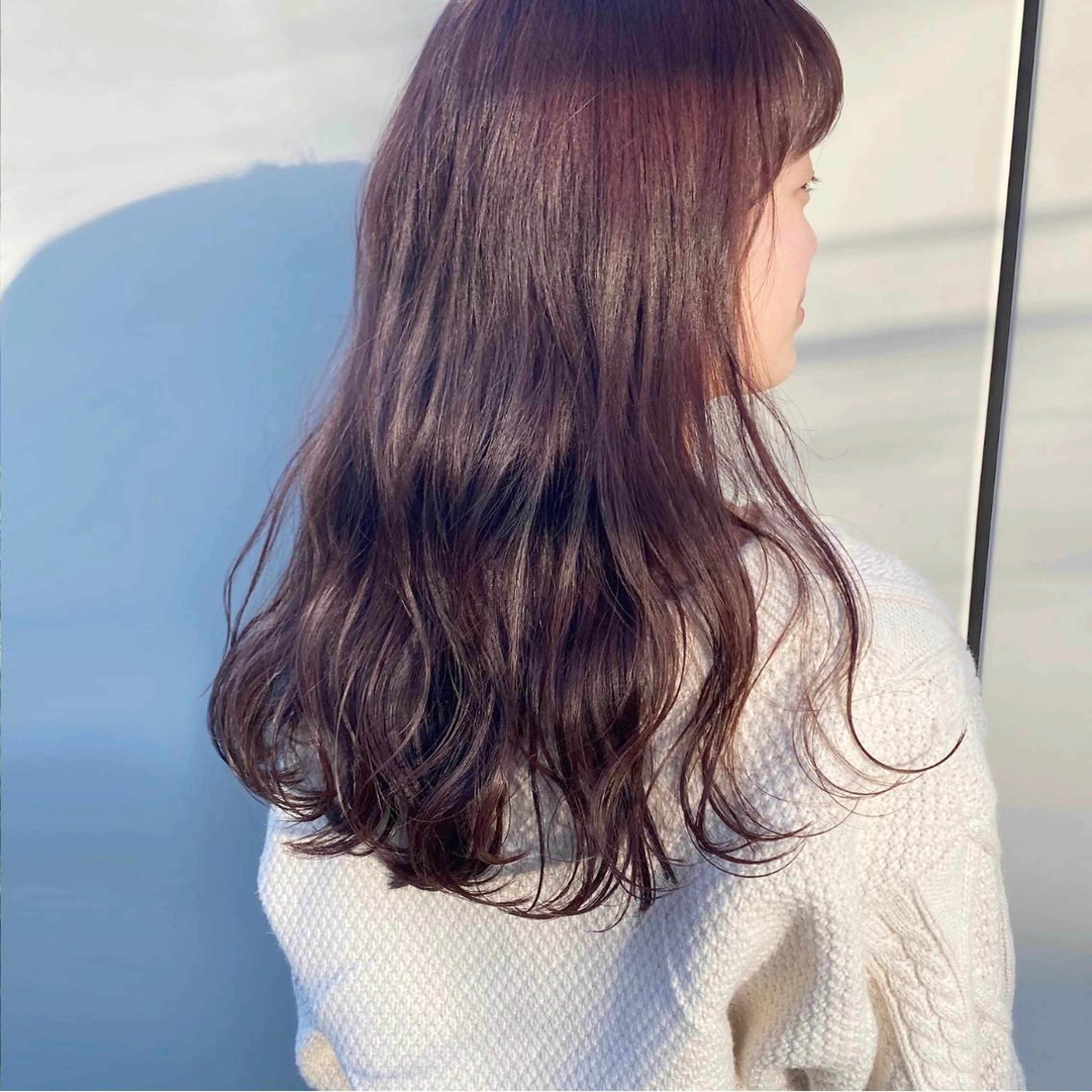 ロング ピンクブラウン kohana 🎀韓国ヘア🎀🤍のヘアスタイル
