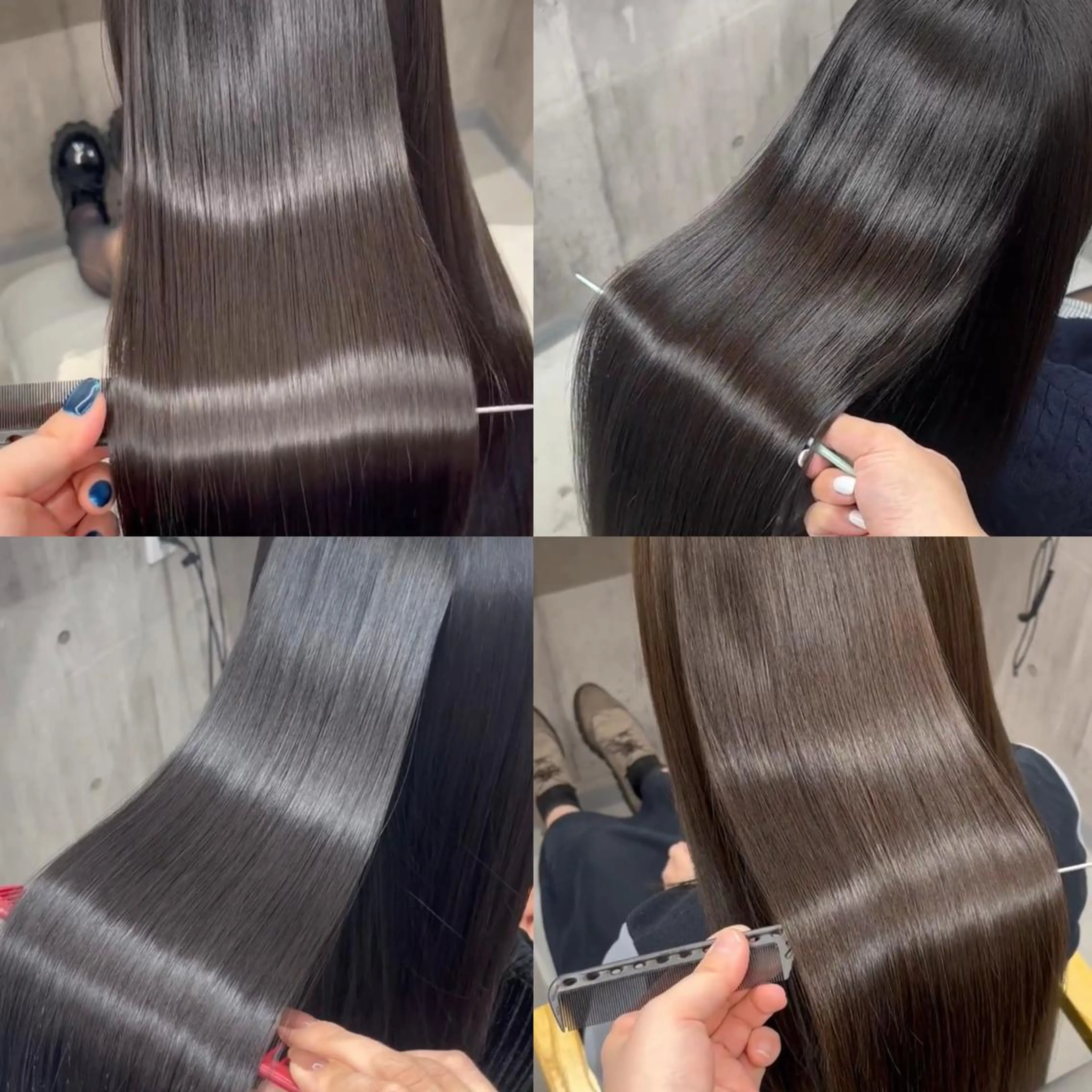 セミロング カラー 髪質改善×美髪カラー Kimuraのヘアスタイル