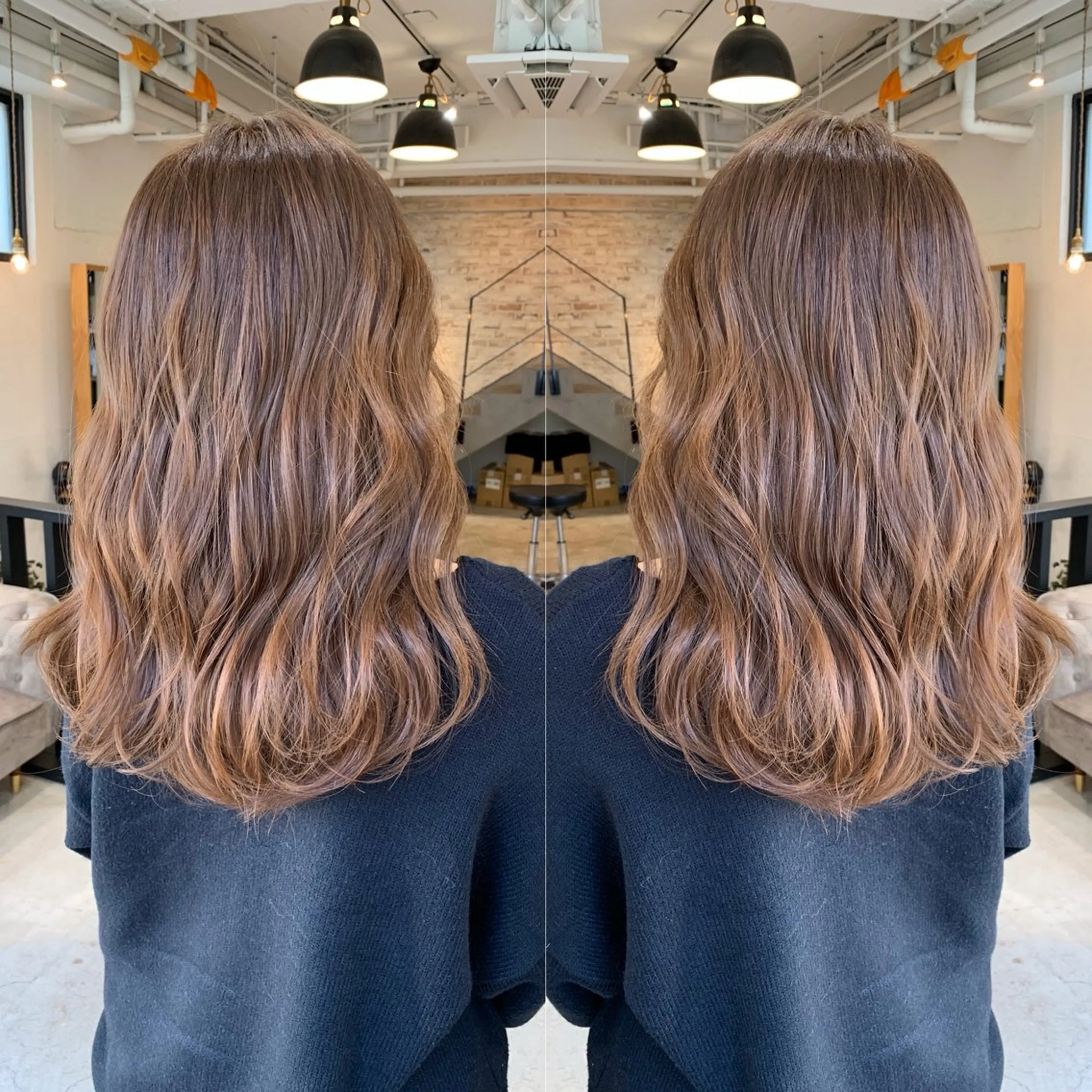 セミロング ヘアカラー PARIS hair salon所属・秋葉原　柏木絢汰 ✨当日予約okのヘアスタイル