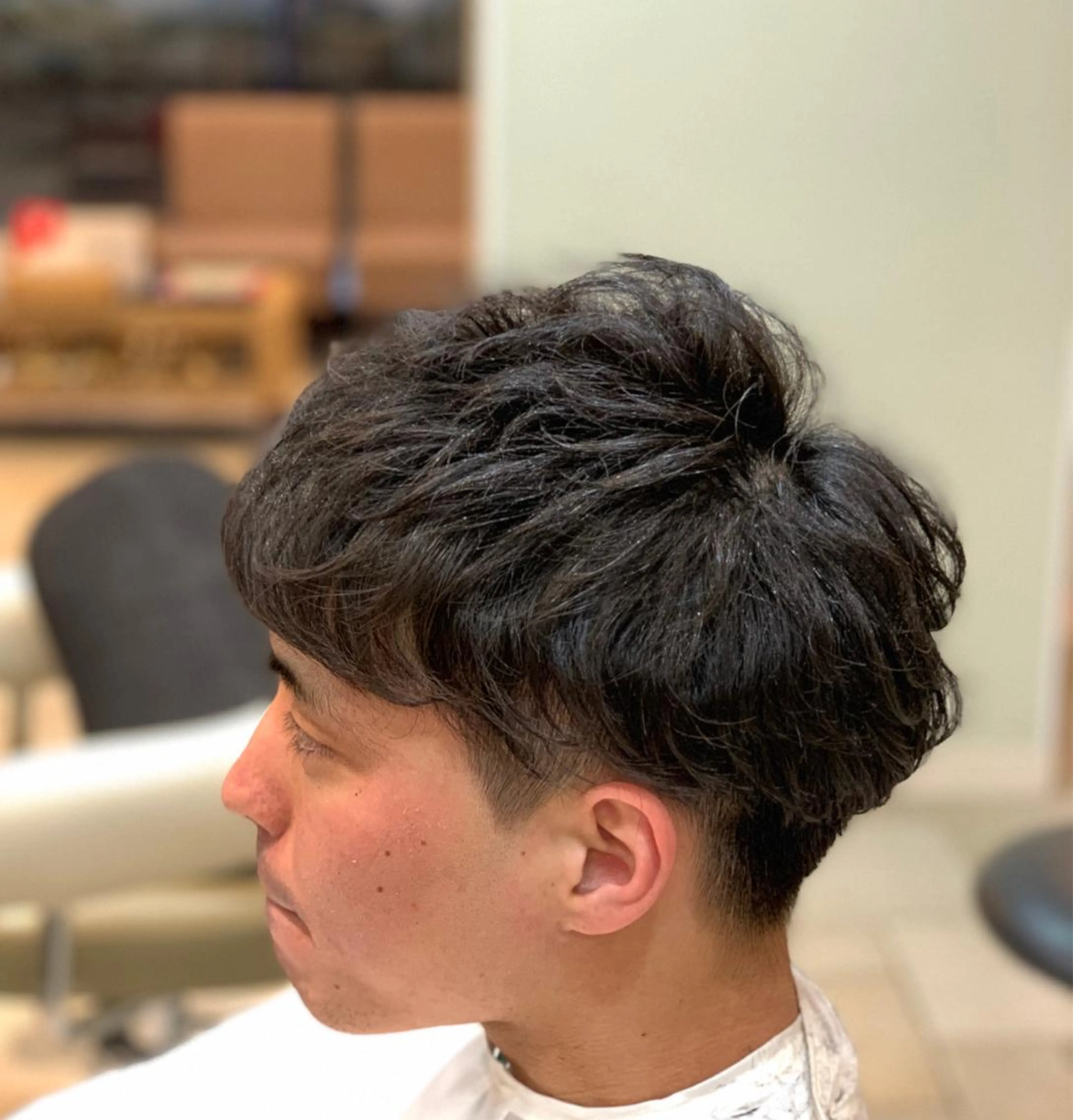 ショート パーマ メンズ メンズパーマ カット パーマ 美髪矯正/髪質改善 /ヨナミネのヘアスタイル