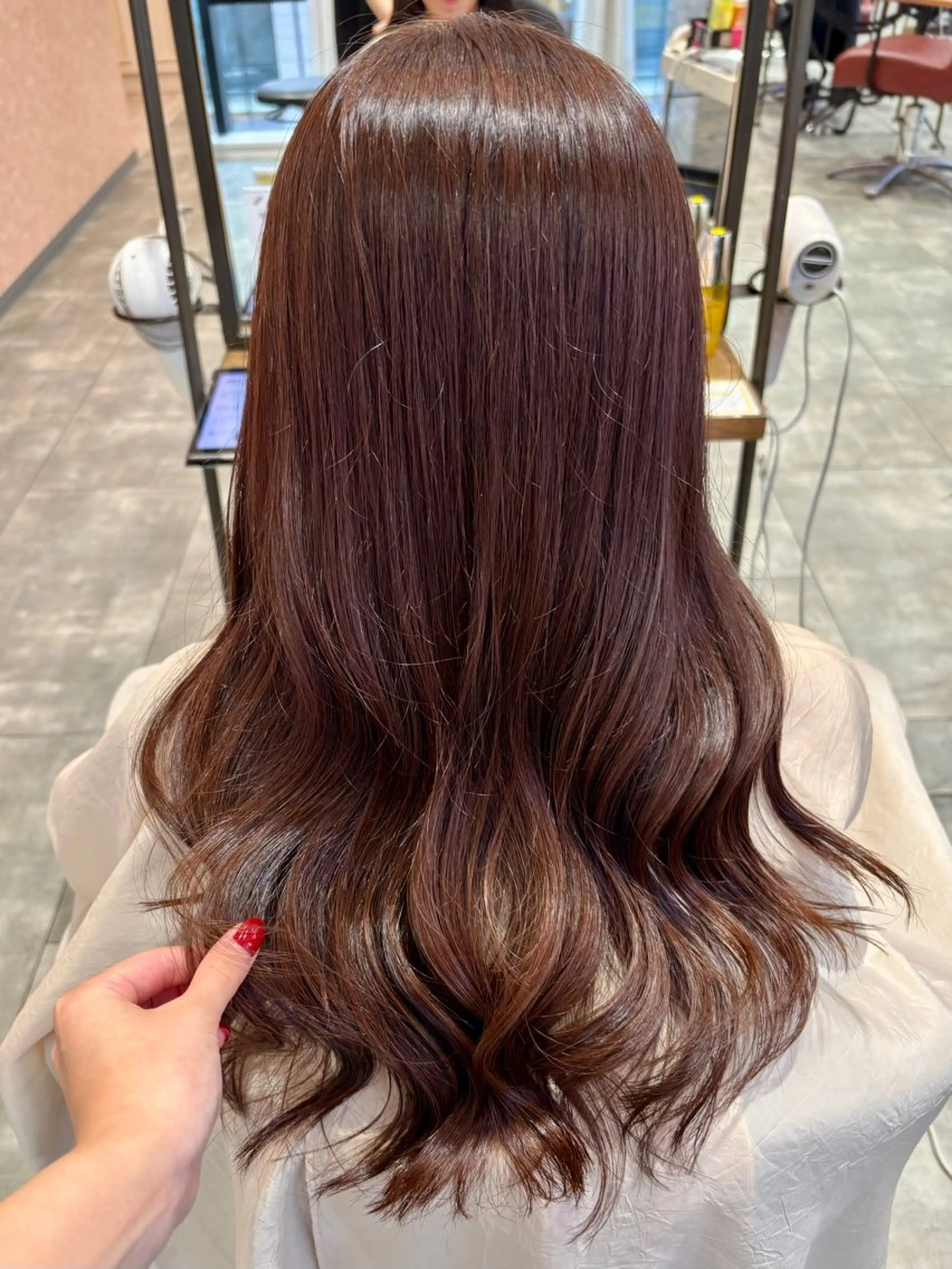 セミロング ヘアカラー 🫧髪質改善🫧ツヤ 髪🫧Terumiのヘアスタイル