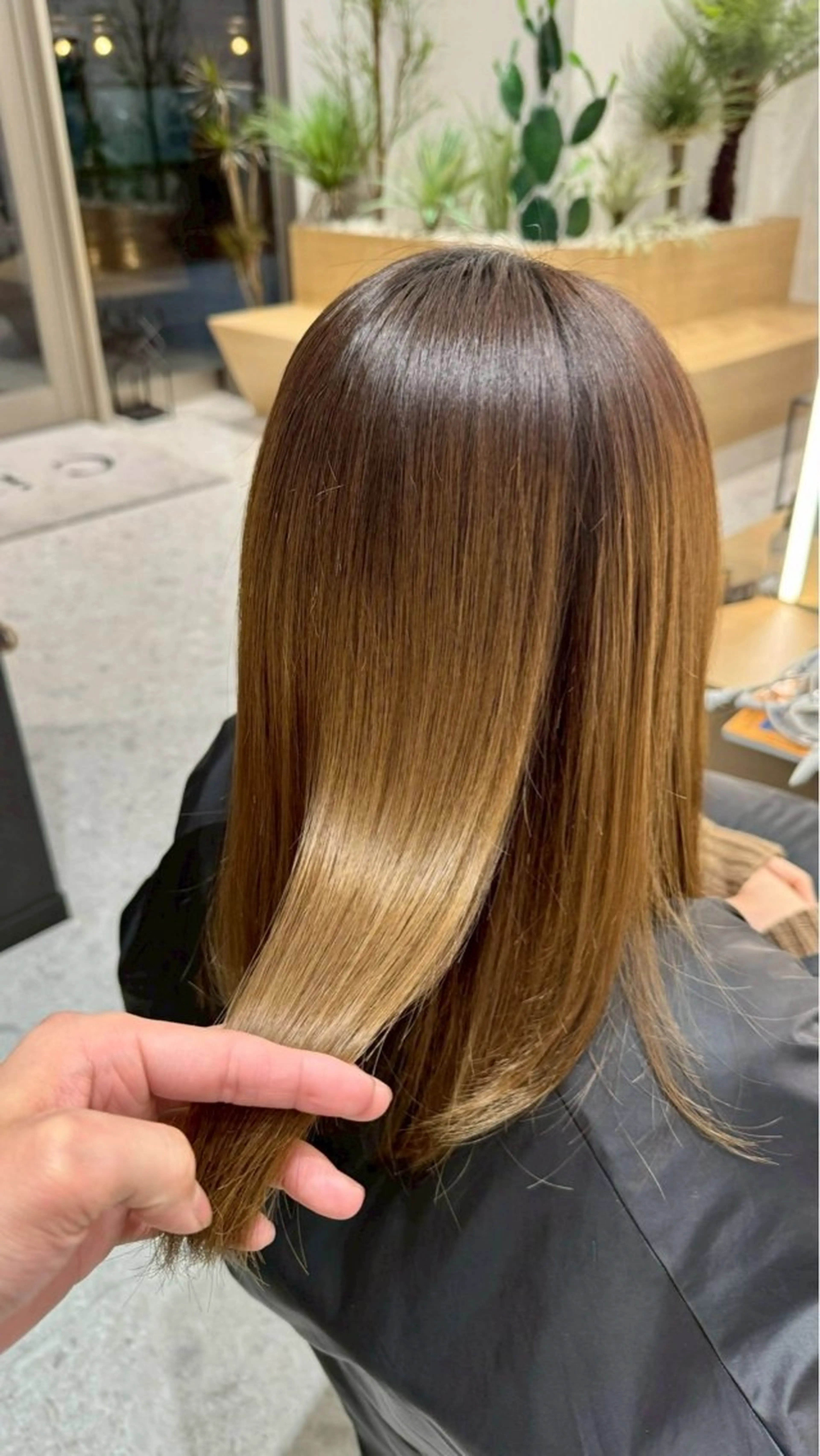 ロング カット 縮毛矯正 トリートメント SALOWIN高崎所属・縮毛矯正・髪質改善 鈴木悠太/当日OK✨のヘアスタイル