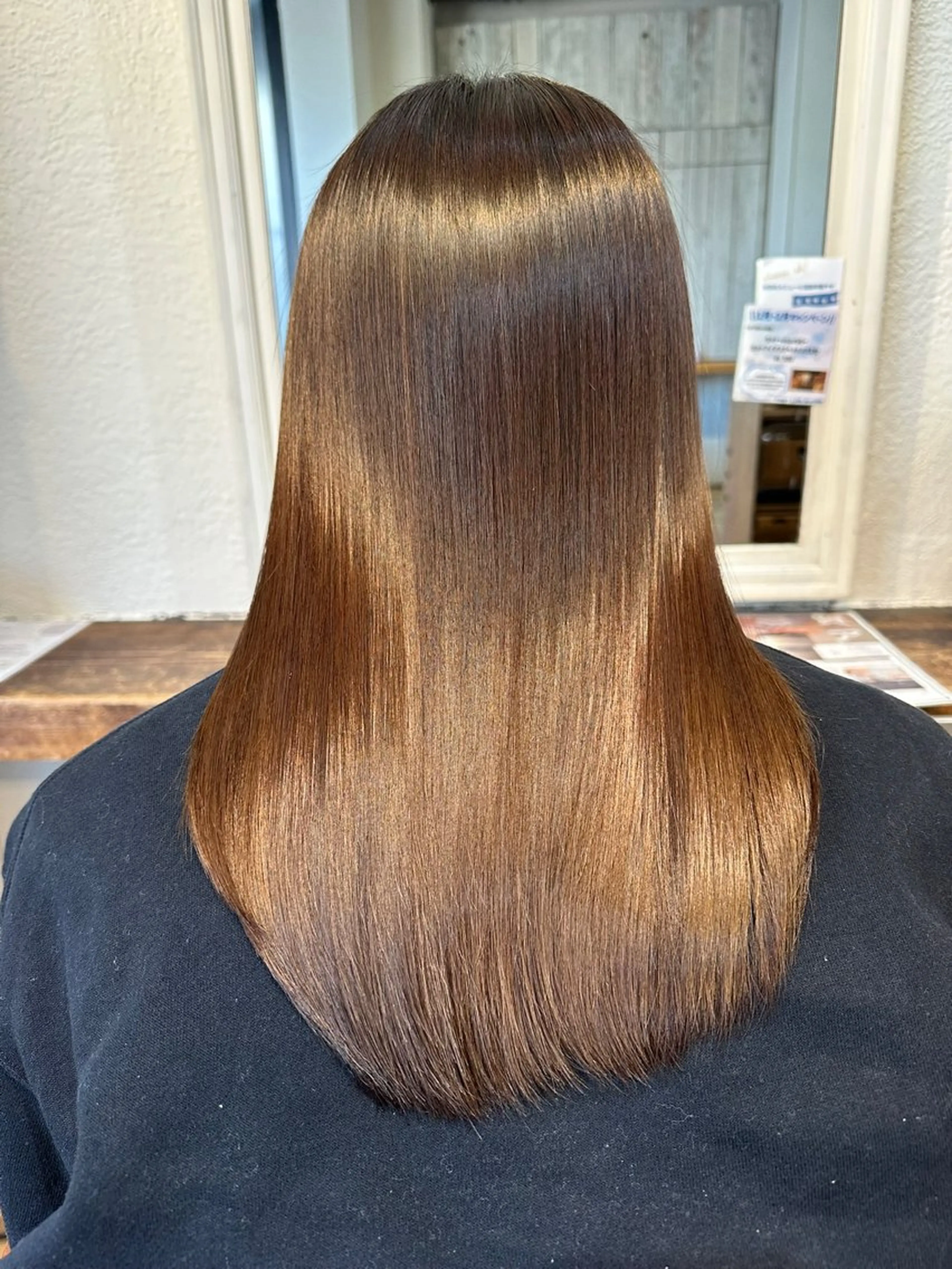 【期間限定】カット+イルミナカラー+髪質改善ケラチントリートメント¥19,800→¥15,400の写真