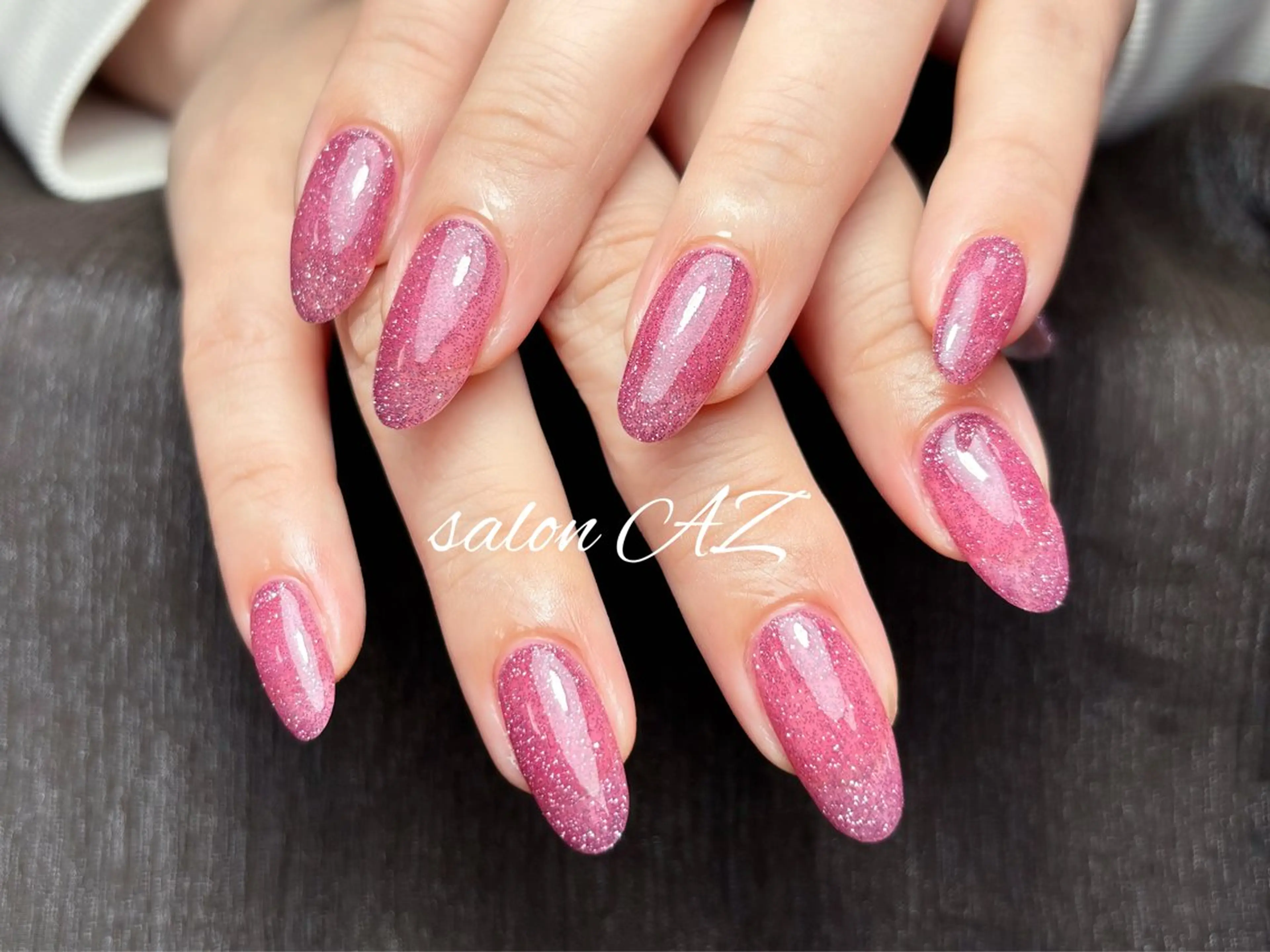 ネイル 長さ出し フットネイル フレンチネイル ジェルネイル マグネットネイル salon AZのネイルデザイン