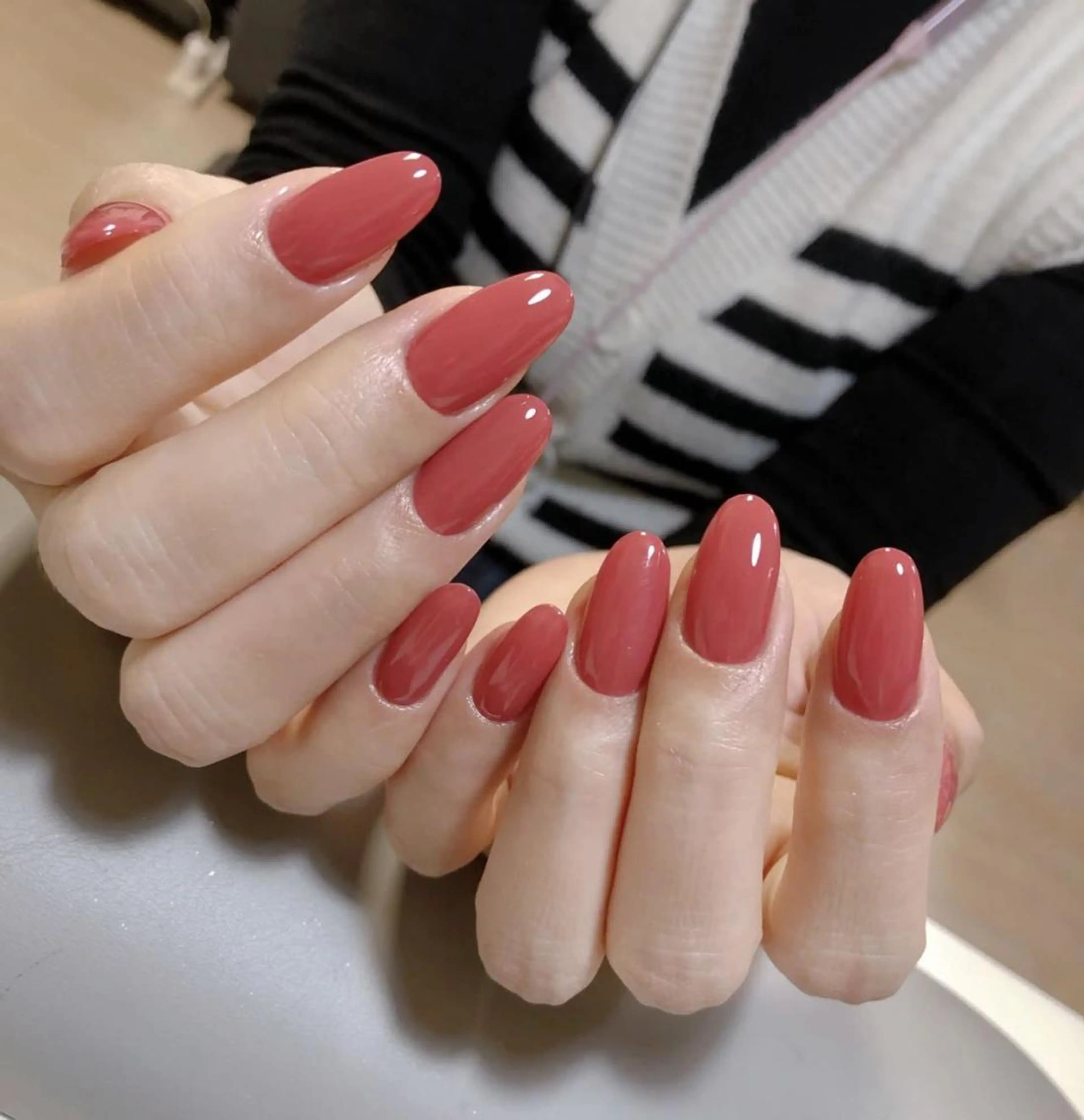 ネイル ラメ(グリッター) ラメグラデーション ワンカラーネイル Queens マオのネイルデザイン