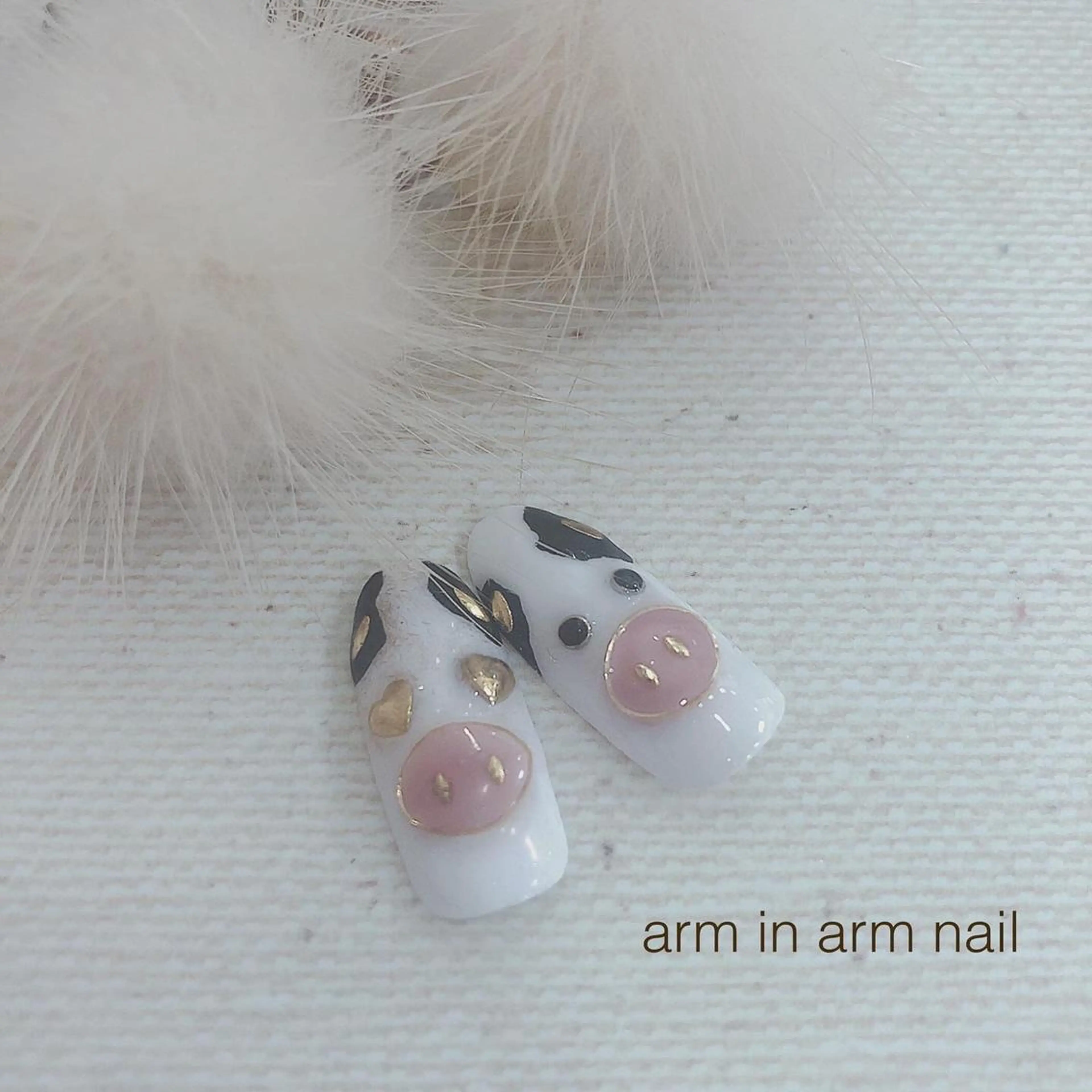 ネイル arm in arm ︎✿Yamamotoのマツエク・マツパデザイン